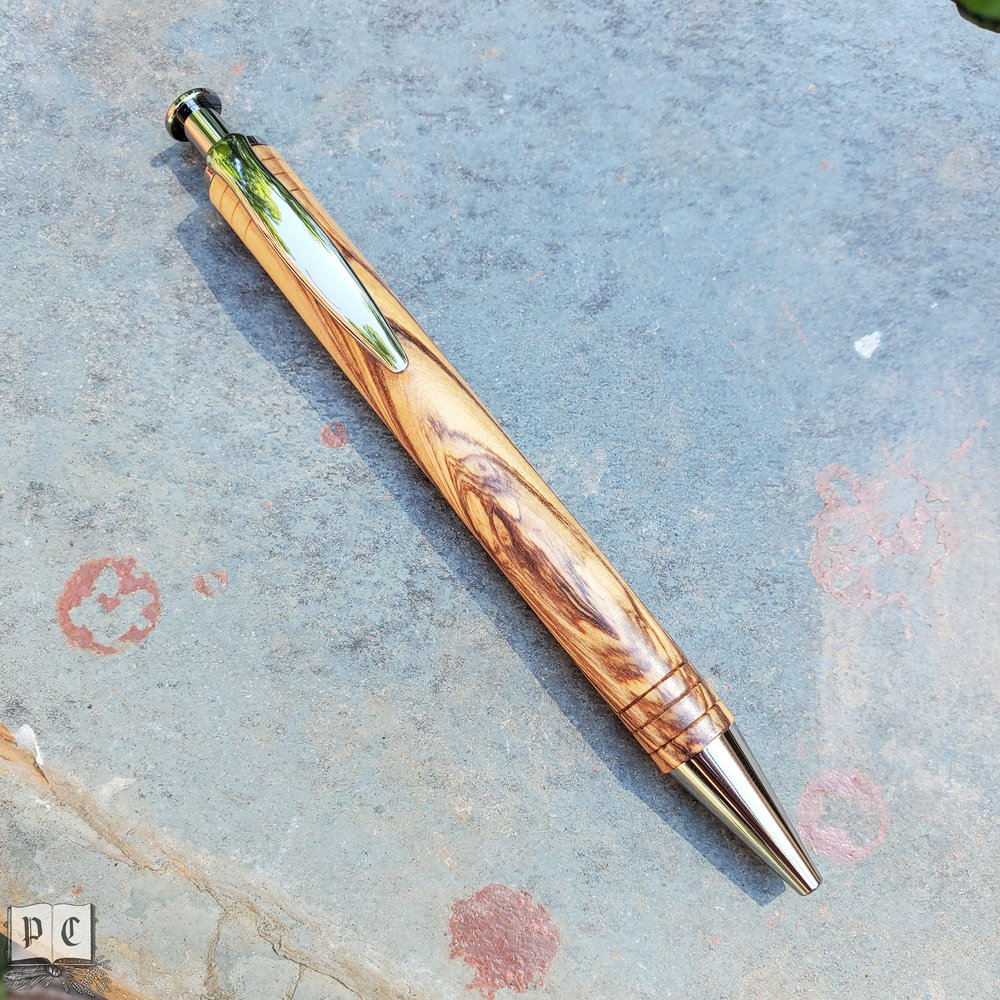Handmade Jerusalem Olive Wood Pens — A Pilgrim's Coffer Theology