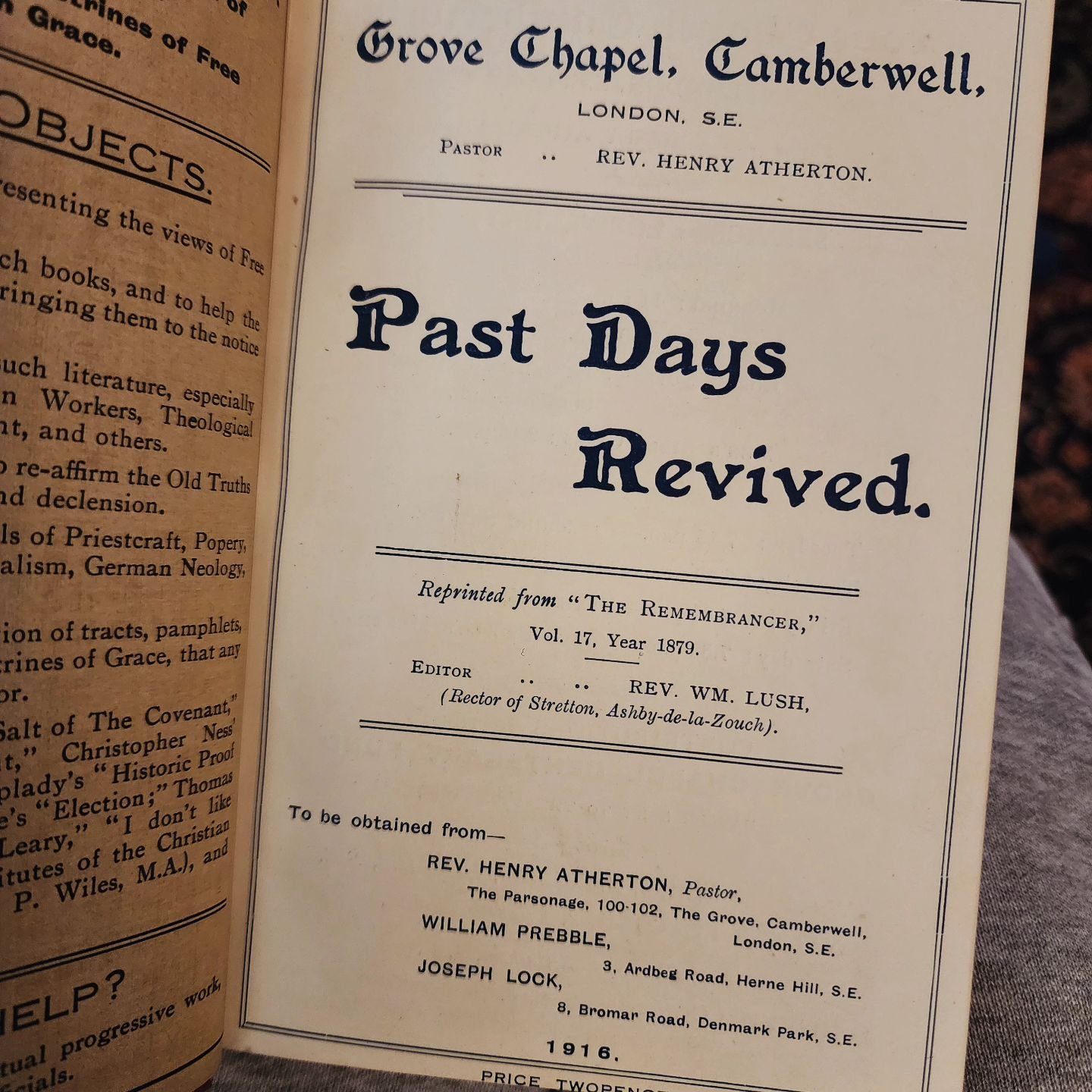 &quot;No disappointed God here! No defeated Christ in this pulpit! No disgraced Holy Ghost known among us. Oh, no! We rejoice in the knowledge of Father, Son, and Holy Ghost, in council before the worlds were framed; Father, Son, and Holy Ghost in th