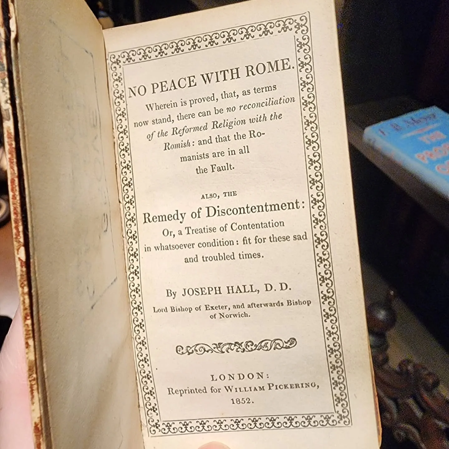 Happy (late) Reformation Day! 

&quot;Neither therefore did that Valdus of France, nor Wickliffe of England, nor Jerome of Prague, nor Luther of Germany, ever go about to frame a new Church to themselves, which was not; but only endeavoured, not with