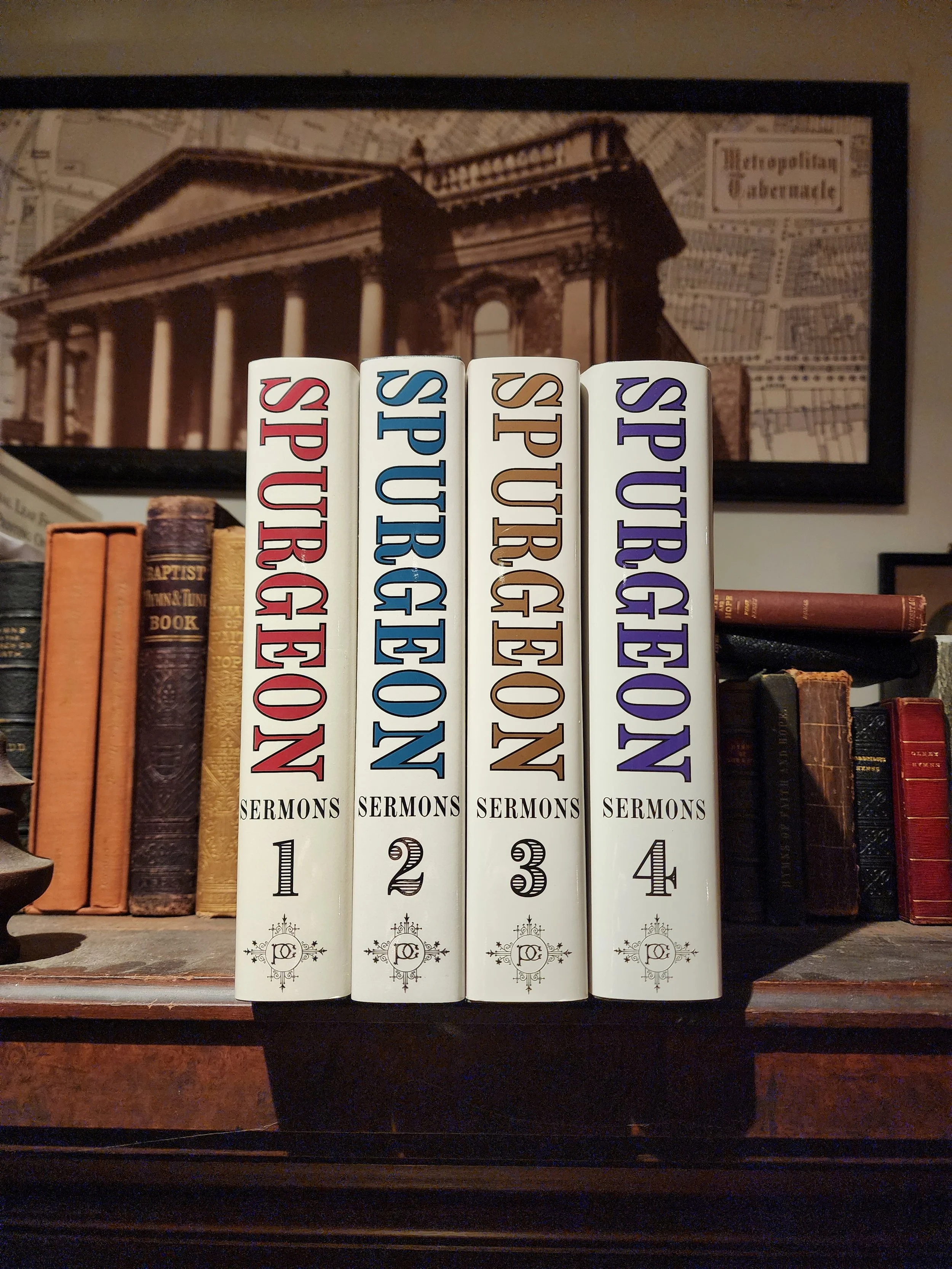 Spurgeon Sermons Sets: New Park Street Pulpit, Vol. 1-4 (1855-58)