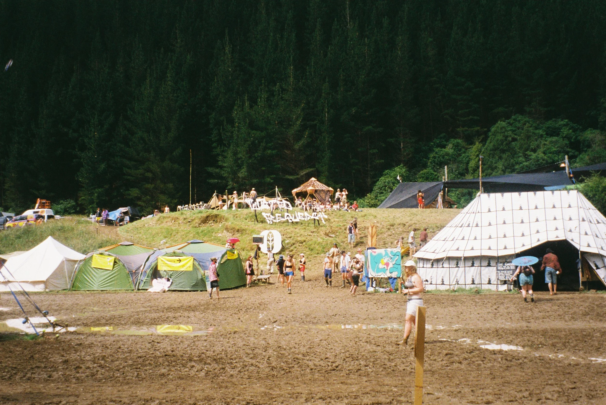 Campsite at Twisted Frequency Festival