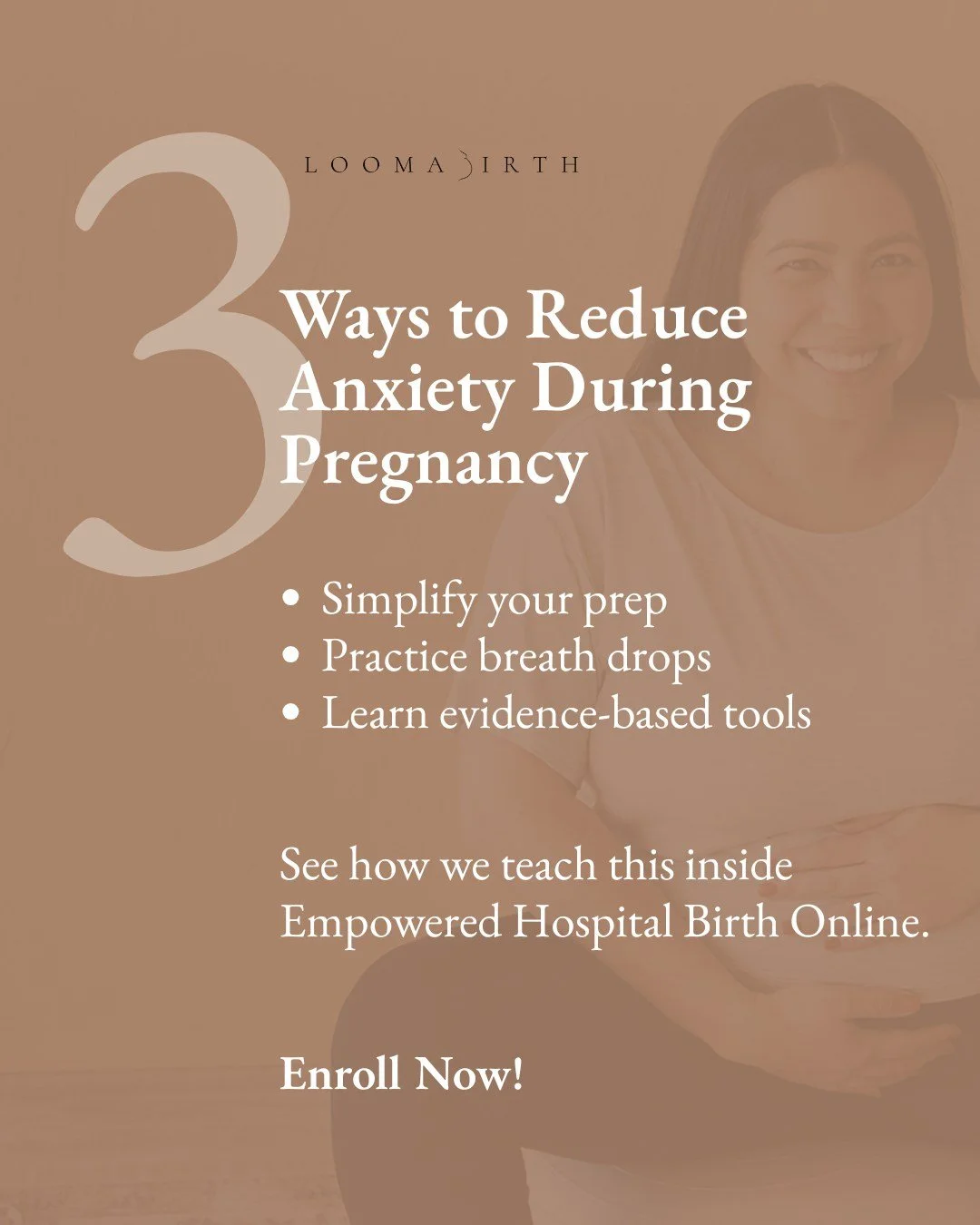Feeling anxious during pregnancy? You&rsquo;re not alone.
But there are simple, evidence-based ways to feel calmer and more grounded every day. 🤍

Swipe to learn 3 ways to reduce pregnancy anxiety:
✨ Simplify your prep
✨ Practice breath drops
✨ Lear