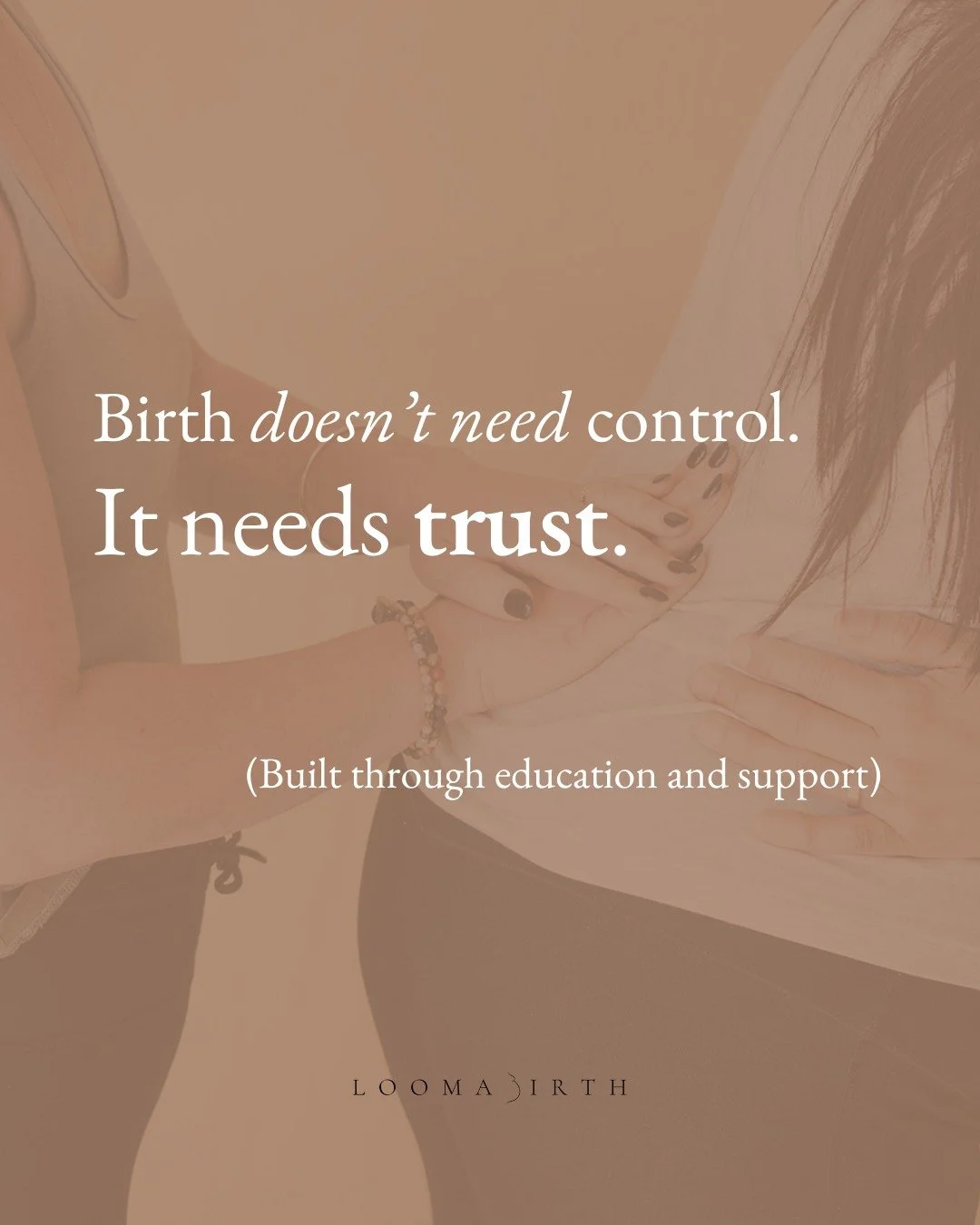 When we stop trying to control birth and start trusting the process, everything shifts.

Trust doesn&rsquo;t mean passivity, it means informed choices, clear communication, and feeling safe in your body.

This is where true empowerment lives.

#Doula