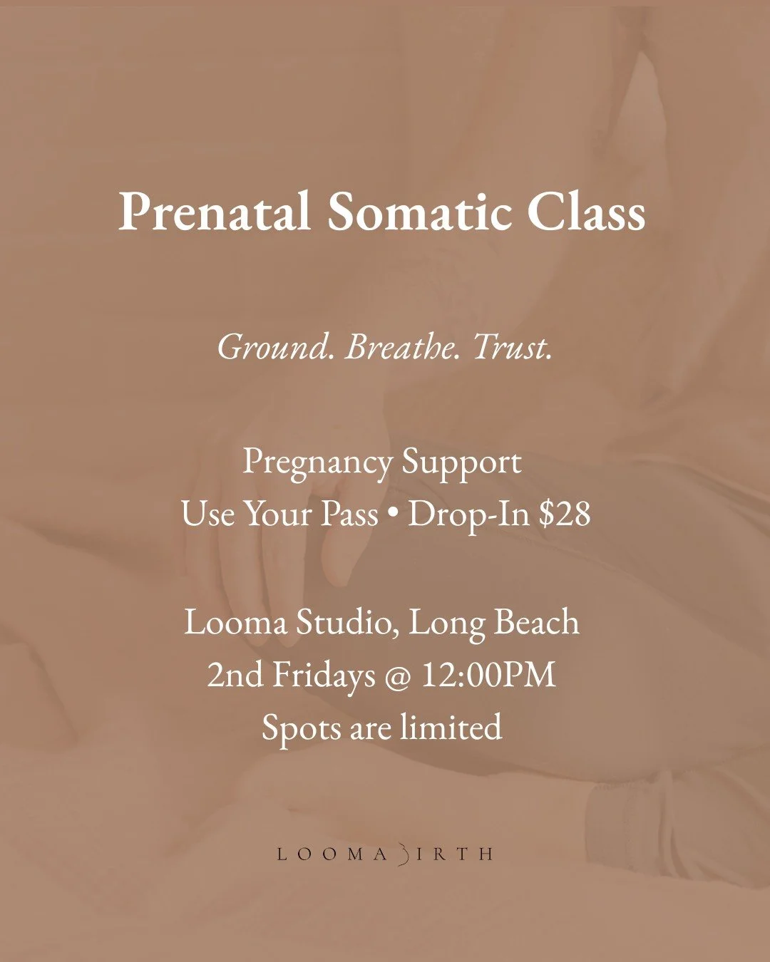 Pregnancy changes your body and your nervous system.

This slow, grounding prenatal somatic class helps you feel safe and at home in your changing body.

We explore:
✔ Breath + pelvic awareness
✔ Gentle movement
✔ Nervous system regulation
✔ Building