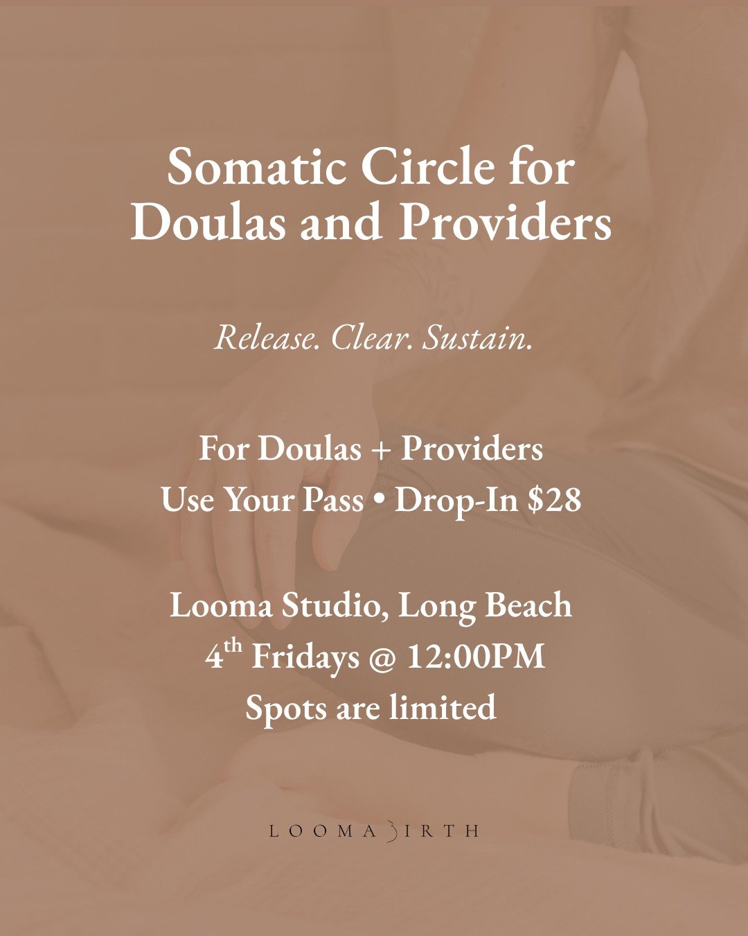 You hold so much for others.
Who holds you?

This somatic circle is a body-based debrief and release space for birth and postpartum professionals.

We focus on:
✔ Clearing adrenaline
✔ Energetic boundaries
✔ Releasing what isn&rsquo;t yours to carry
