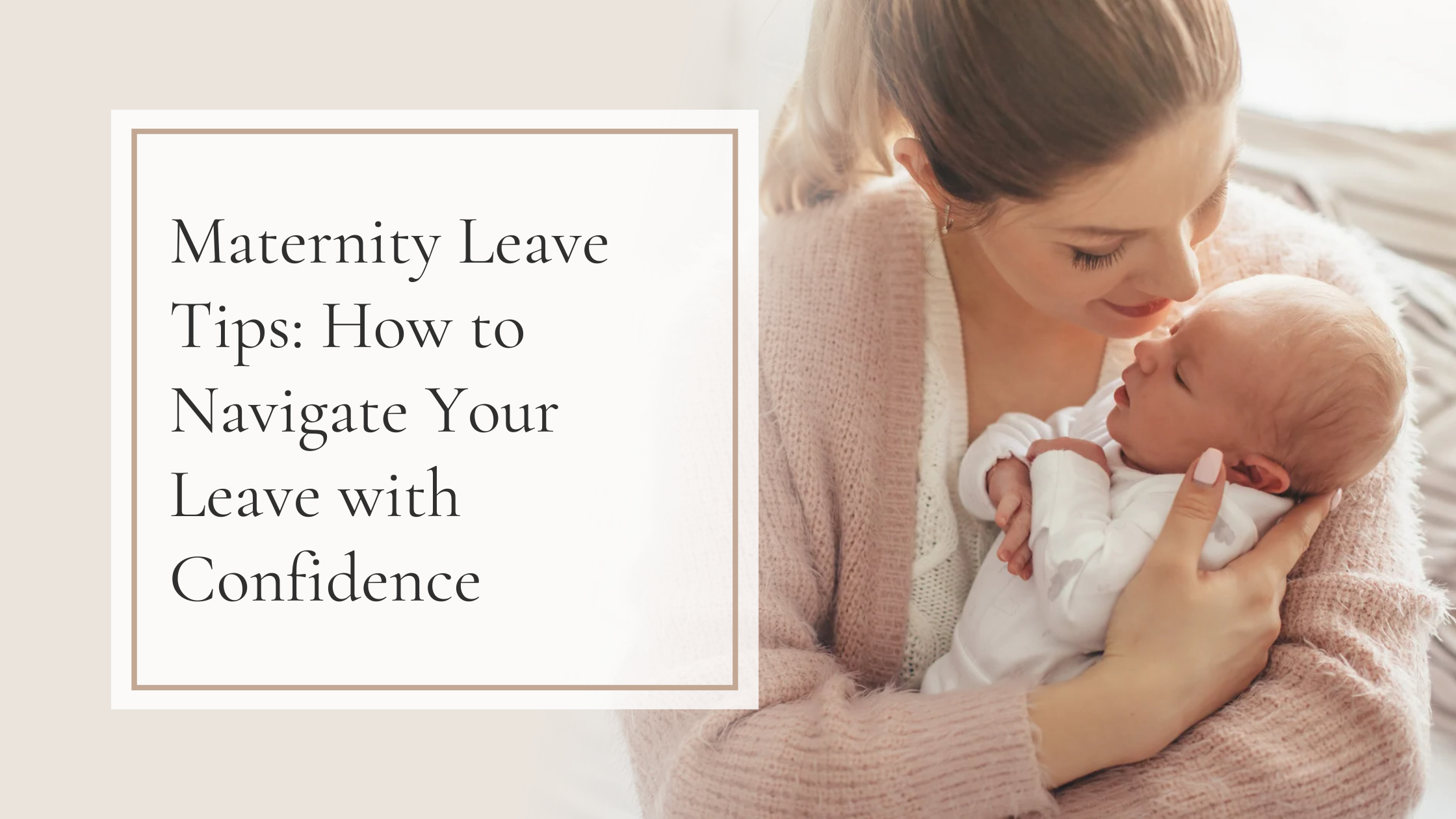Navigating Maternity Leave: Planning for Time Off Work — loomabirth