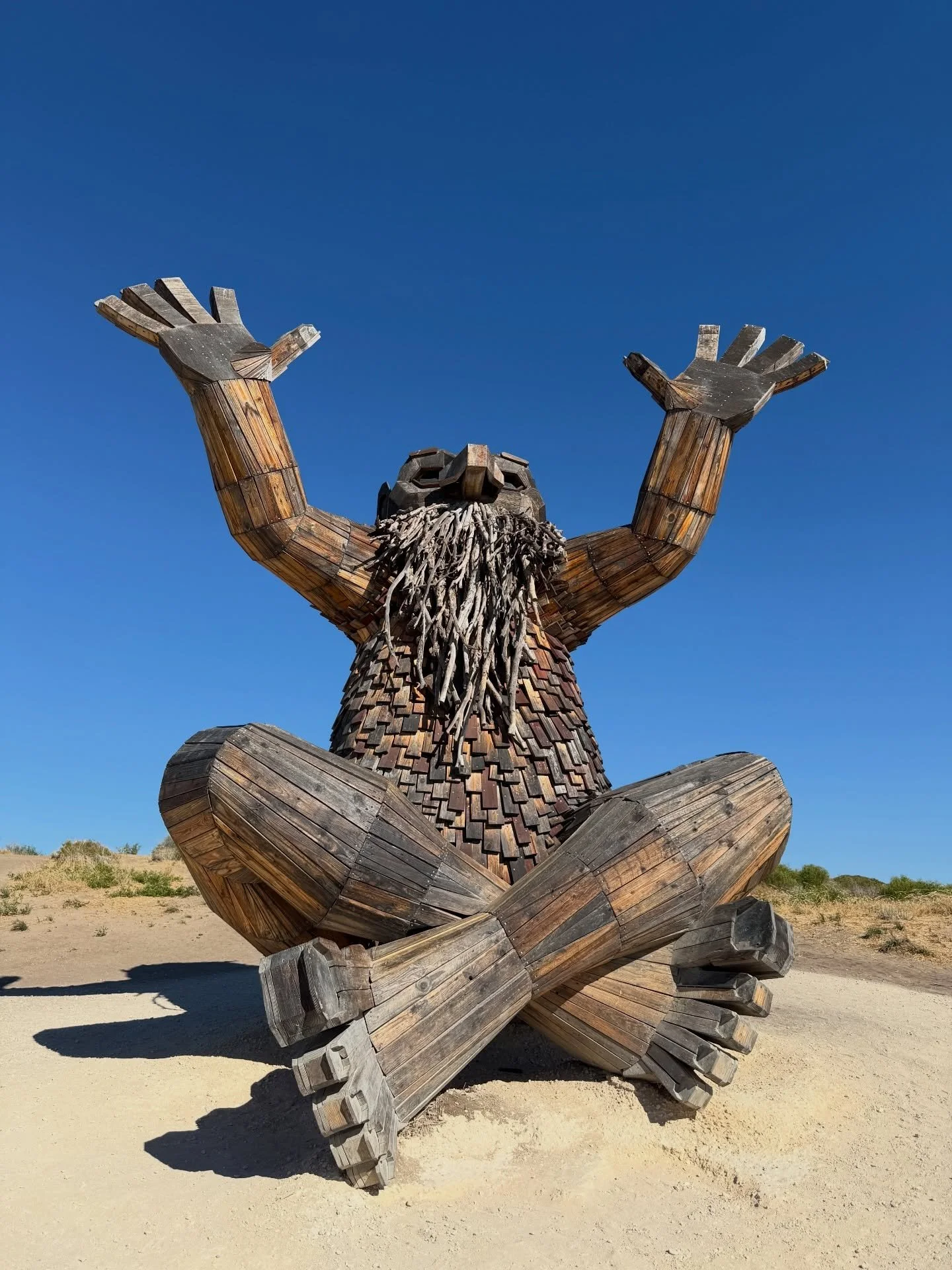 Thomas Damboさんは、リサイクル素材を使った
巨大なトロール作品で世界的に有名なデンマークのアーティストです。

彼の作品は廃材を使用しており、
森や自然の中に設置されることが多いです🌞

現在 #西オーストラリア では、 #mandurah と#subiaco に展示されています✨