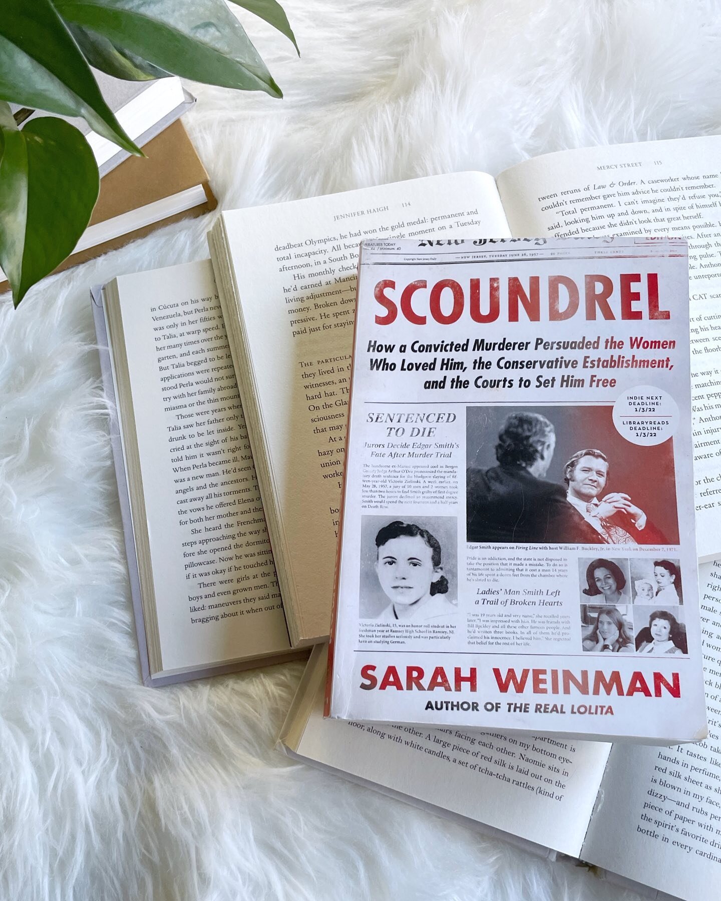 Happy #pubday to SCOUNDREL!
 
Huge thank you to @eccobooks for the galley. &hearts;️

Where are my true crime lovers at? 🙋🏼&zwj;♀️

Scoundrel is the true + fascinating story of Edgar Smith, the people he used to get out of prison, and what happened