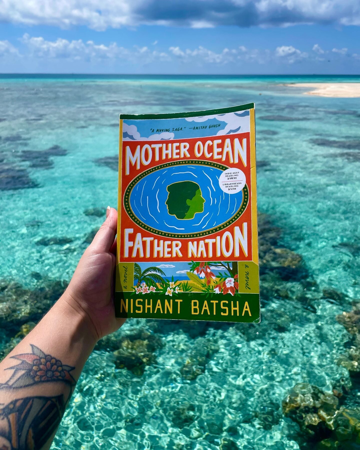 MOTHER OCEAN FATHER NATION | Nishant Batsha

thank you for the gifted galley, @eccobooks &hearts;️. Add this one to your TBR&mdash;pub day is 6/7/22!

The short answer: 5/5 ⭐️

READ IF:
📗You&rsquo;re a traveler who hasn&rsquo;t thought much about, o