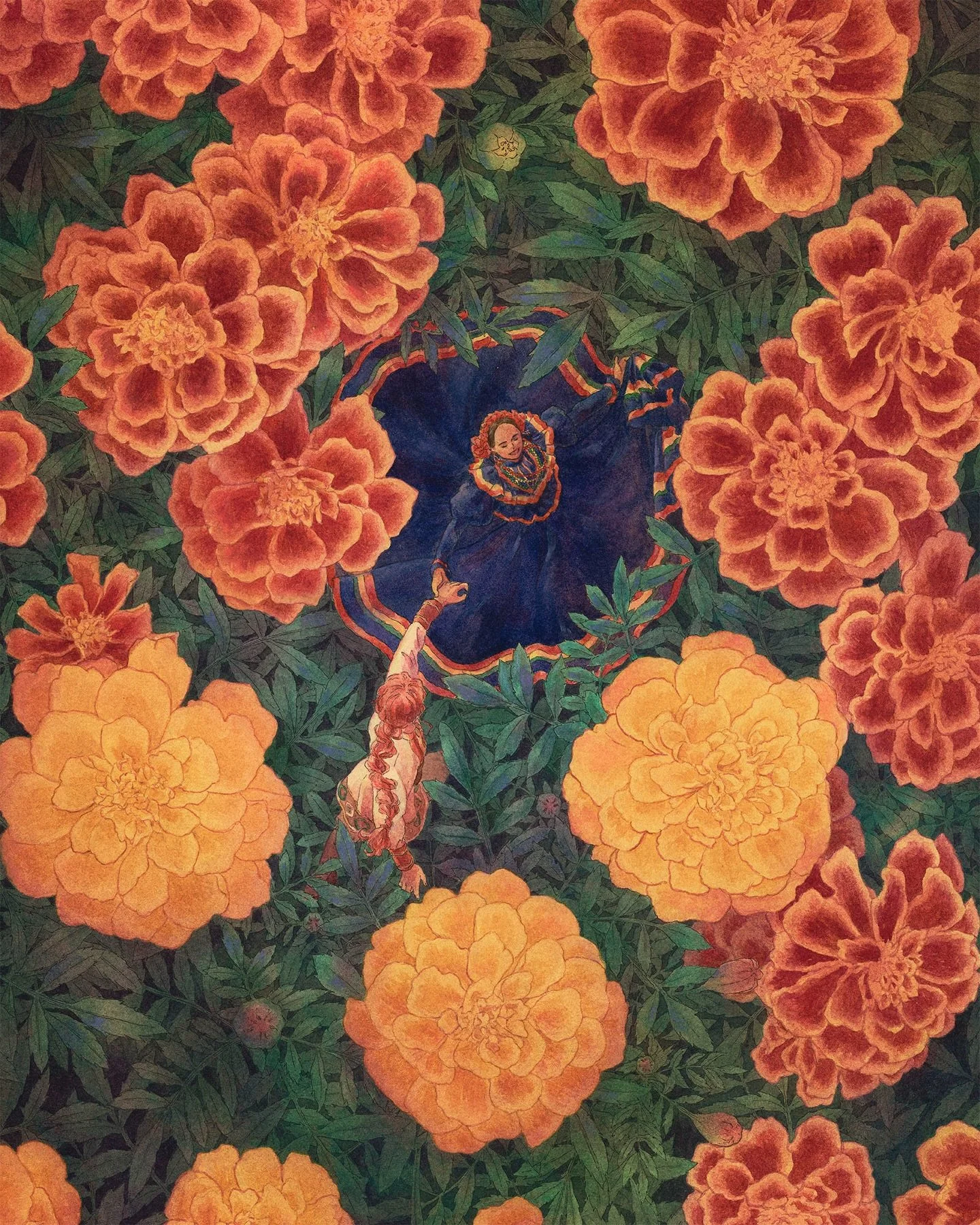 Painting /&nbsp;花園の秘密
4月に開催した個展『小さくも広大なる世界』で展示した作品でした。

今年は念願だった児童書のお仕事をはじめ、
書籍の装画も色々と手掛けさせていただいて、
とても嬉しい1年でした。

個展準備から慌ただしい幕開け、その後も目まぐるしく、いつになくあっという間の一年だったような気がします。

ずっと行きたかった津和野にも行くことができ、
絵のことをひたすら考えた1年でした。

たくさんのご縁をありがとうございました。
2026年もどうぞよろしくお願いいたし