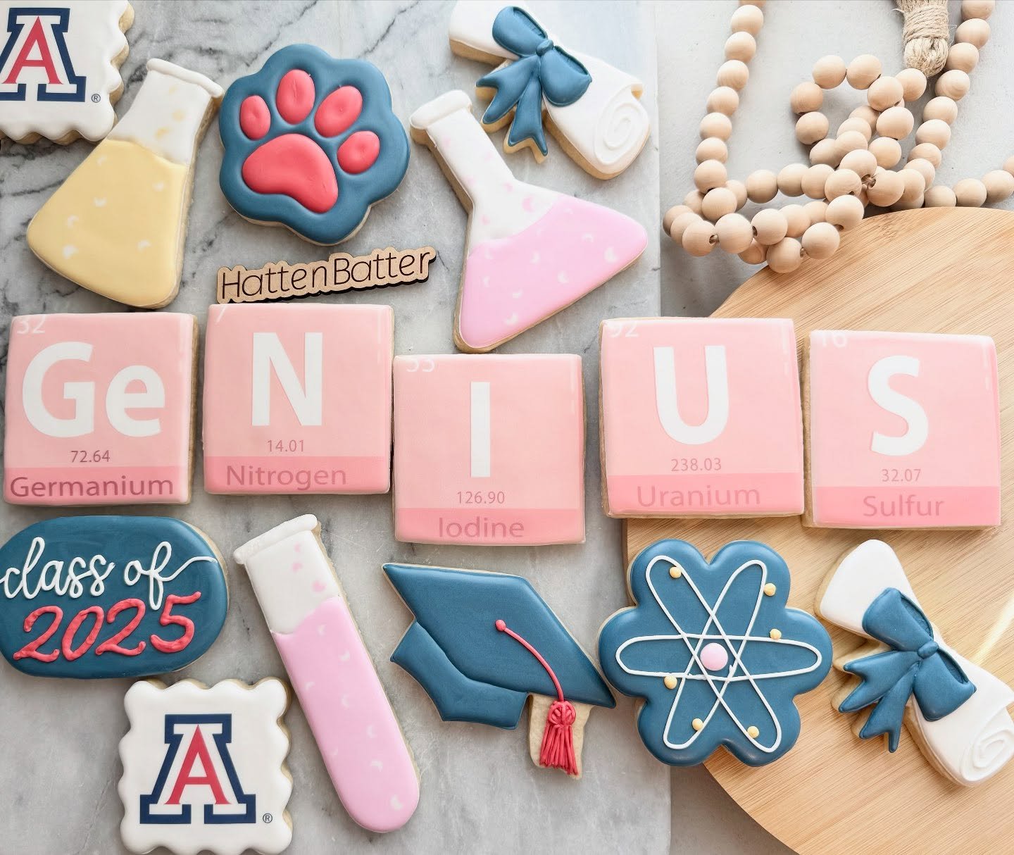 When you graduate from the University of Arizona with a degree in medical bioengineering, ya gotta celebrate that genius! 

Official vendor for @uarizona