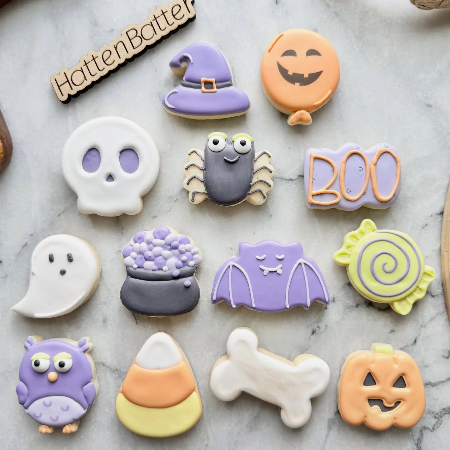 Happy Halloween!!!
1. The full photo reveal of the cookie calendar cookies 
2. Our girlies as Lilo, Stitch, and Angel
3. Photo of Mr HattenBatter and I by our oldest 
4. Same but by our youngest 
5. Same but by our youngest 
(Their photo prompts so i