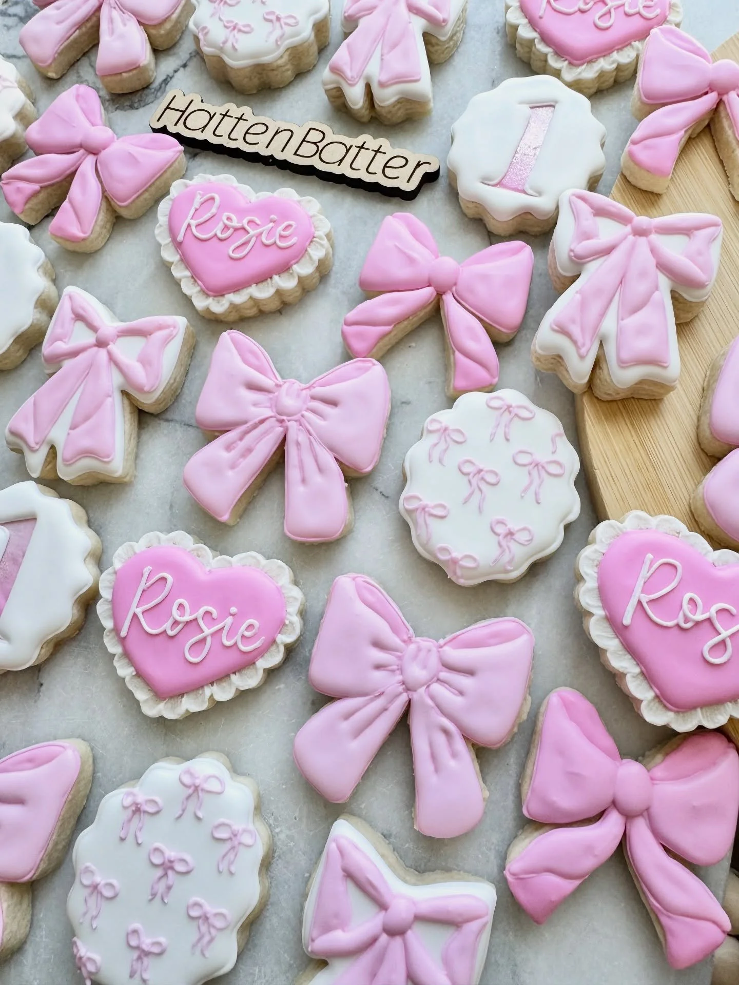 Dreamy pink bows 🎀 for Rosie&rsquo;s first birthday