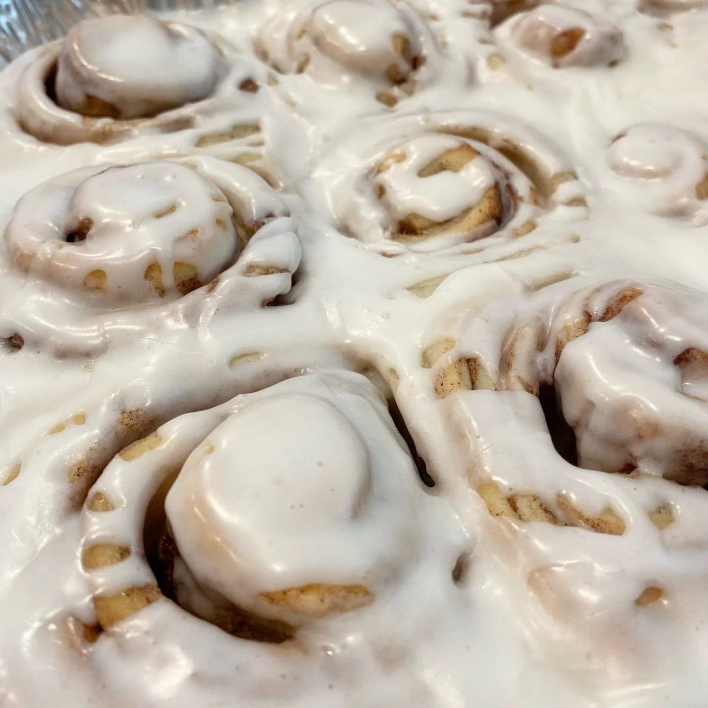 Christmas cinnamon rolls will be baked the morning of the 23rd. Reserve yours now!

8 rolls baked in a 9 inch round pan OR 12 rolls in a 9x13 rectangle pan

Rolls are fully baked and iced. For warming, it is recommended that you remove a serving and 