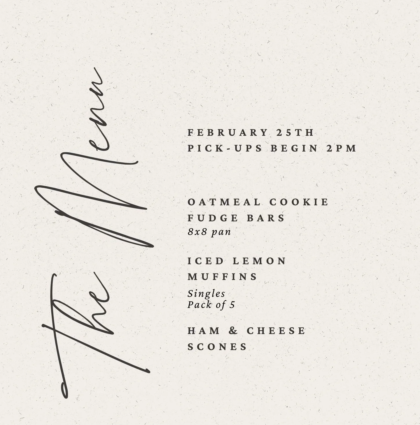 Your eyes are not deceiving you, it&rsquo;s a rare HattenBatter menu gracing your feed! To my OGs who&rsquo;ve supported me from the beginning (6 years now 🤯) this one is for you!

I&rsquo;ve got a bag of the most beautiful meyer lemons from a frien