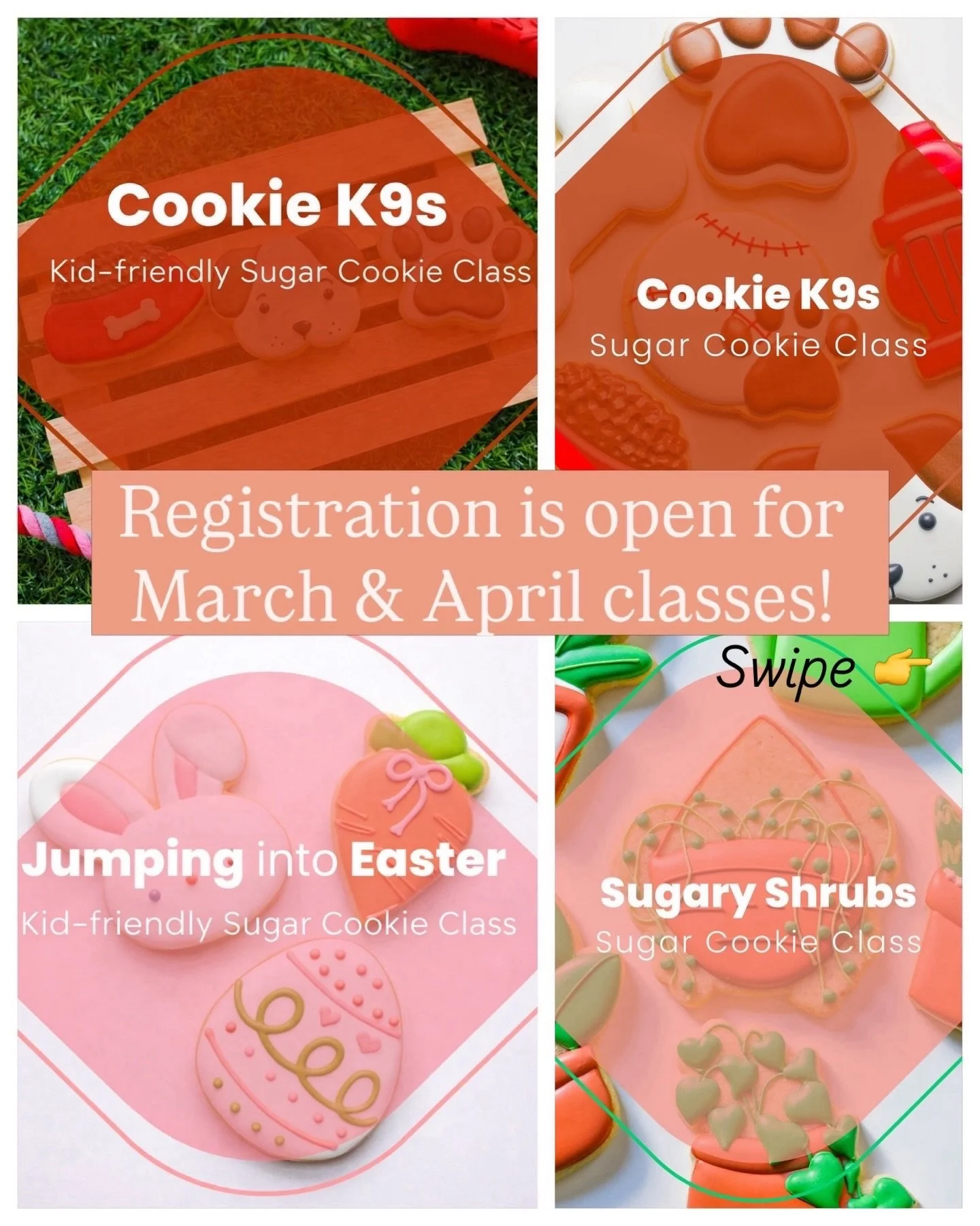 When to get your tickets? NOW!
🔗 Link for each class in bio 
Don&rsquo;t miss out on all the fun!

We&rsquo;ve got 1 adult and 1 kid-friendly class planned per month. I provide all the supplies and you have all the fun and go home with a box of deli