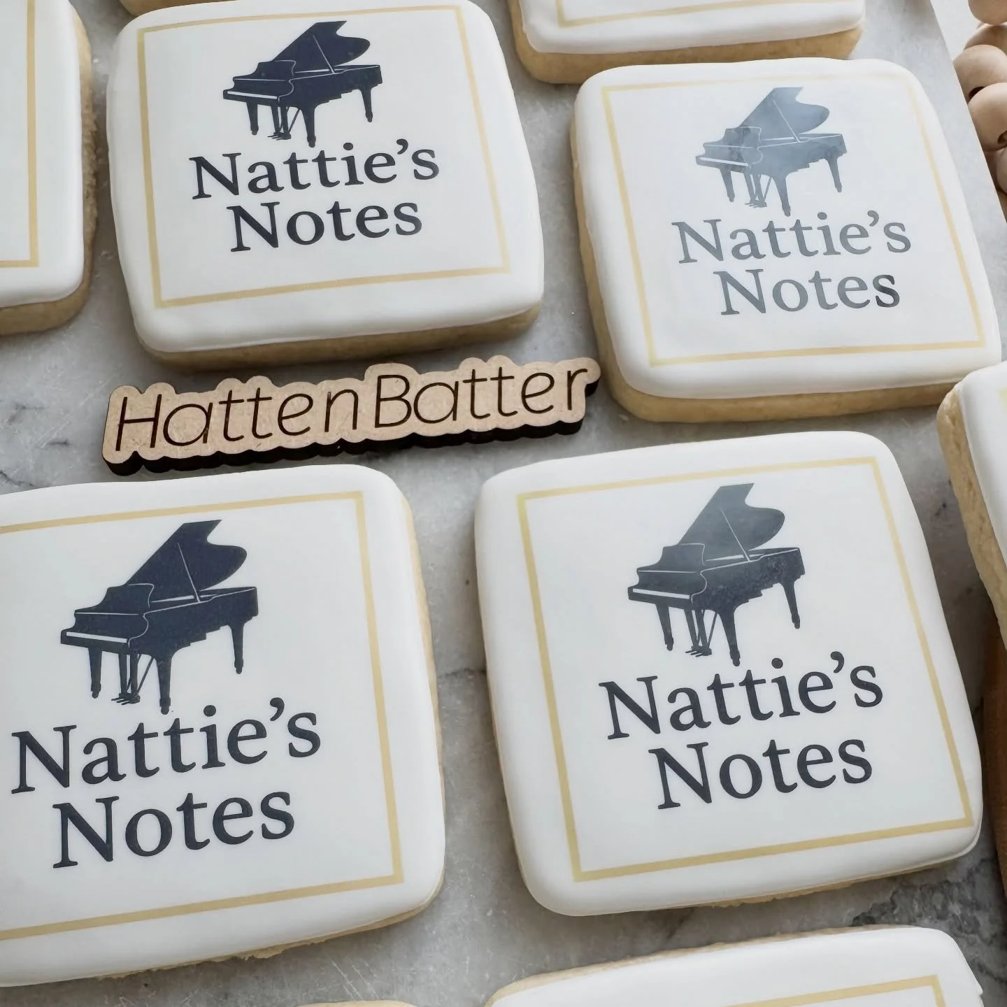 Corporate cookies for the win! 

Don&rsquo;t forget about corporate pricing! Would your order qualify? 
See all the details, pricing, and inquire at HattenBatter.com/customcookies (link in bio)