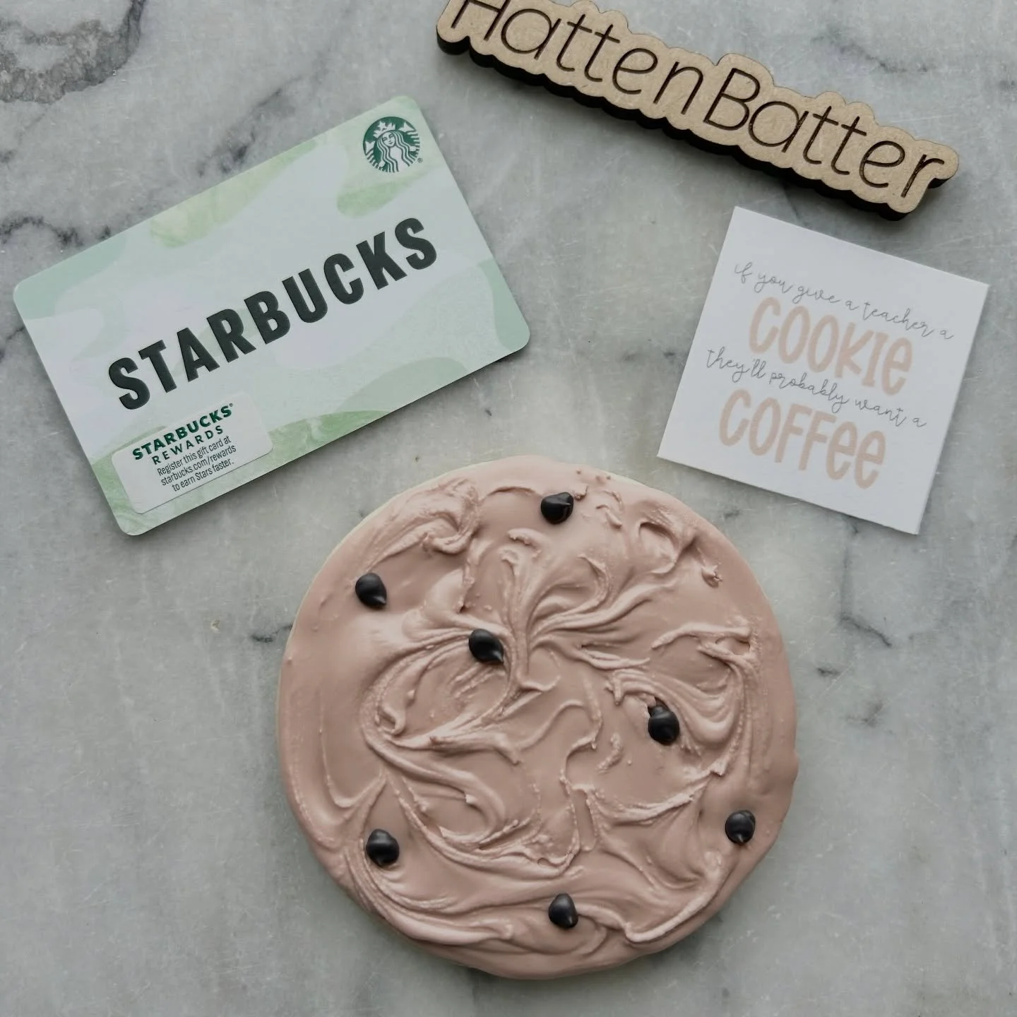 If you give a teacher a cookie, they&rsquo;ll probably want a coffee 🍪 ☕️ 

This is one my favorite options and has been a customer favorite for a few years now! You can get your cookie gift set with a Starbucks card in increments of $5, $10, or $20