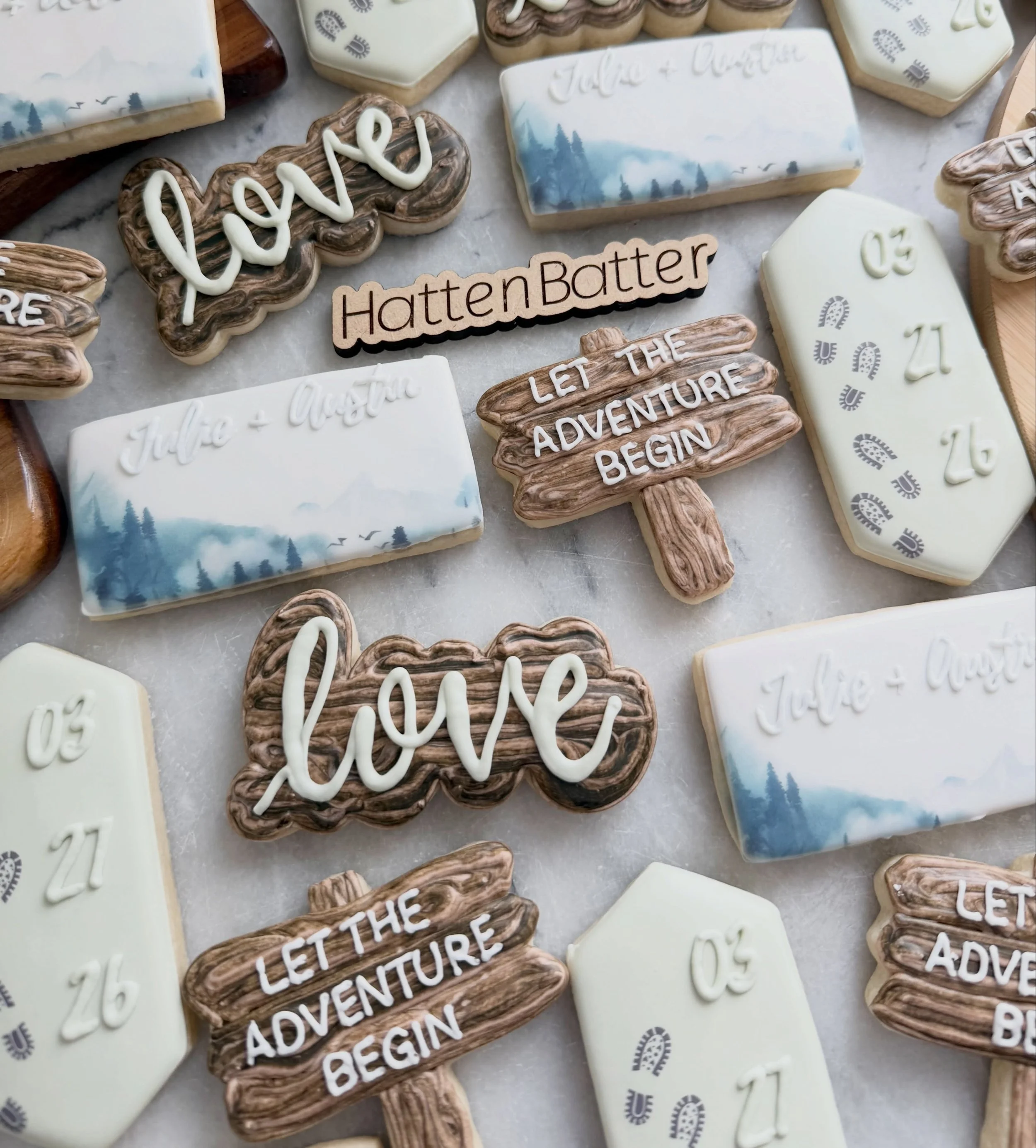 When the cookies are custom, they reflect the people they&rsquo;re made for and I just love that &hearts;️