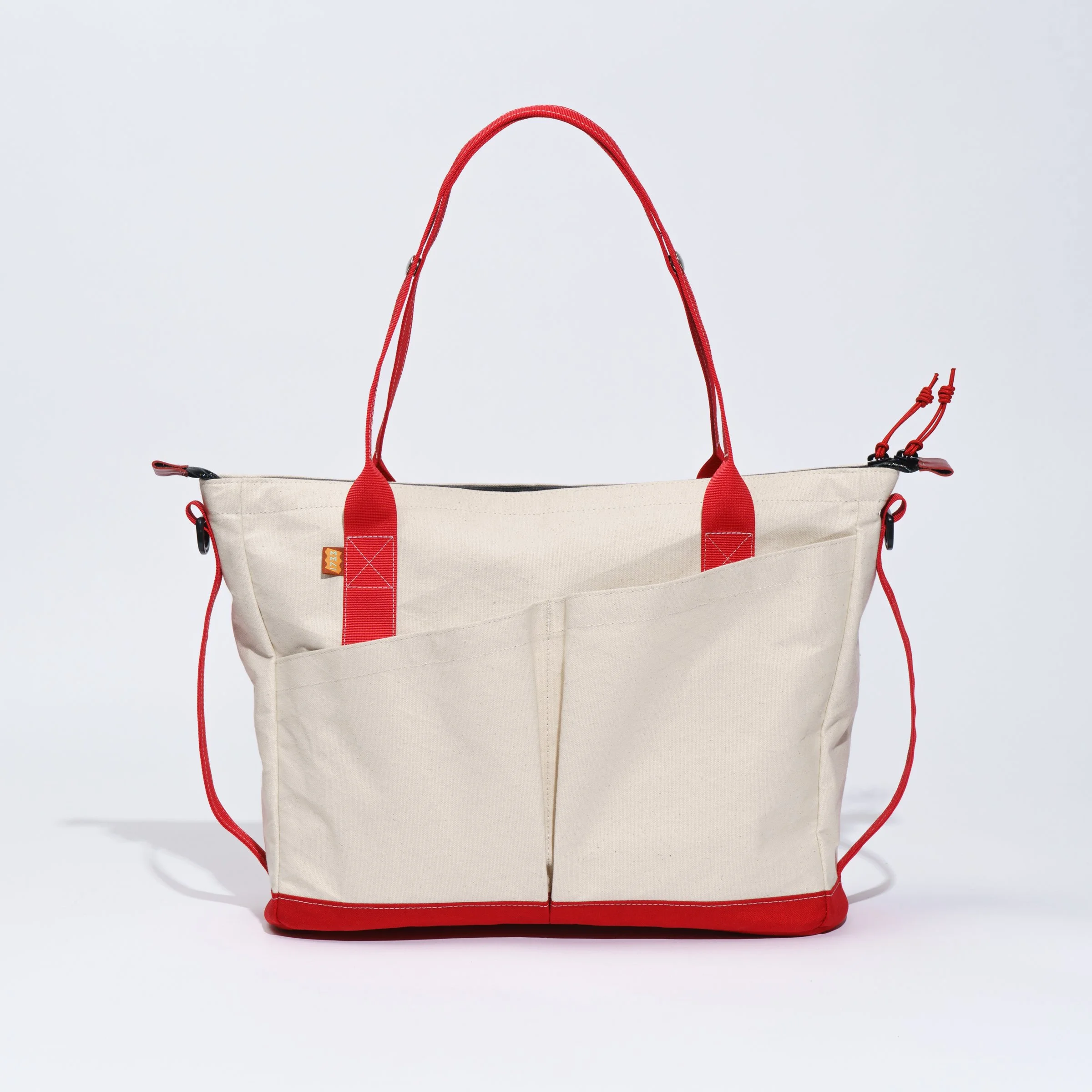 Unisex Color Pop Daily Tote Bag - Beige
