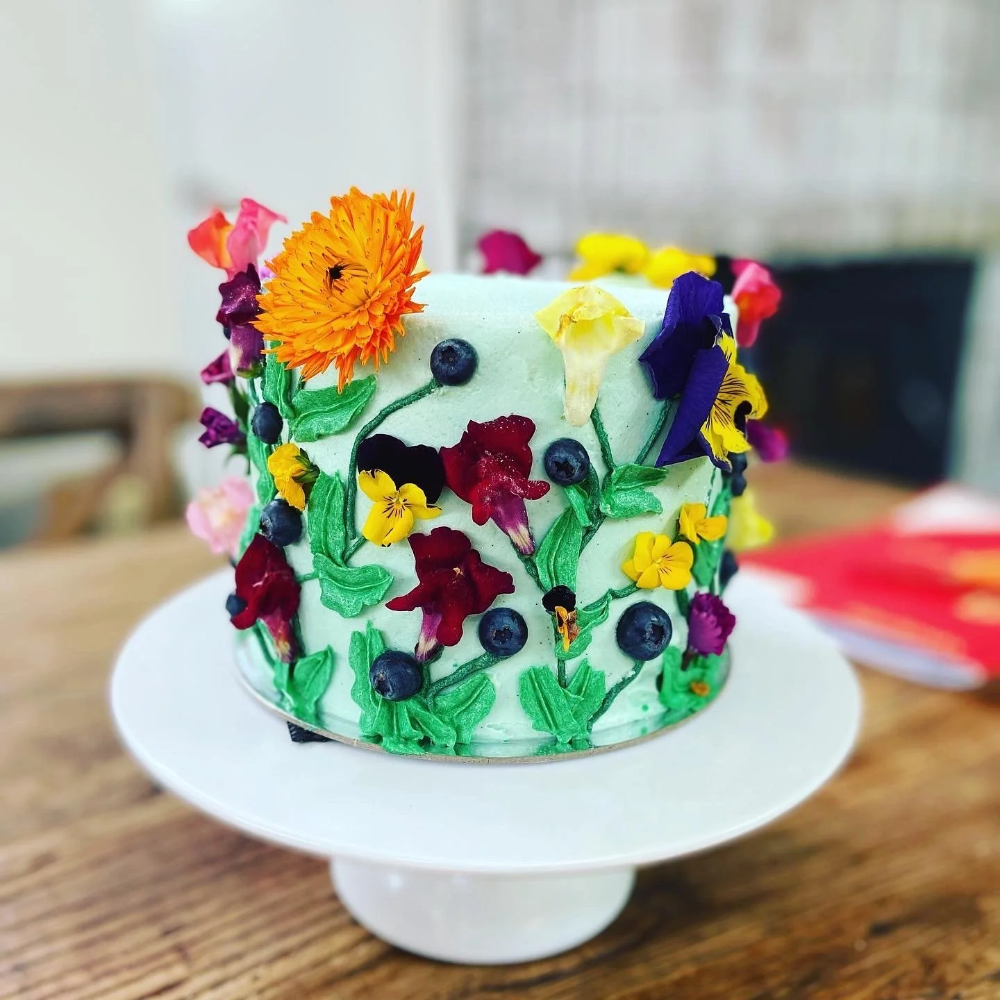 Guten free wild berry custom cake 