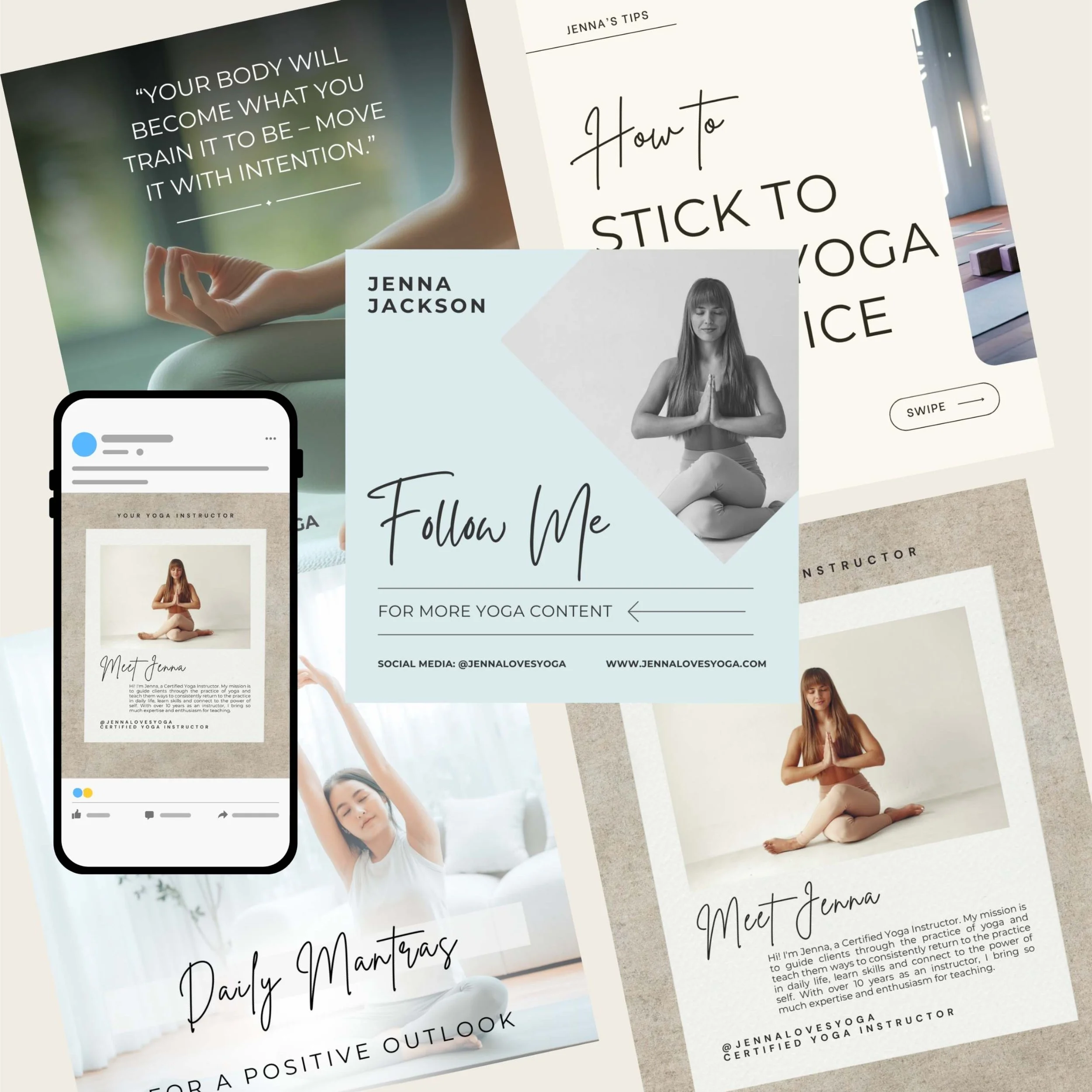 Wellness Brand Launch: Social Content