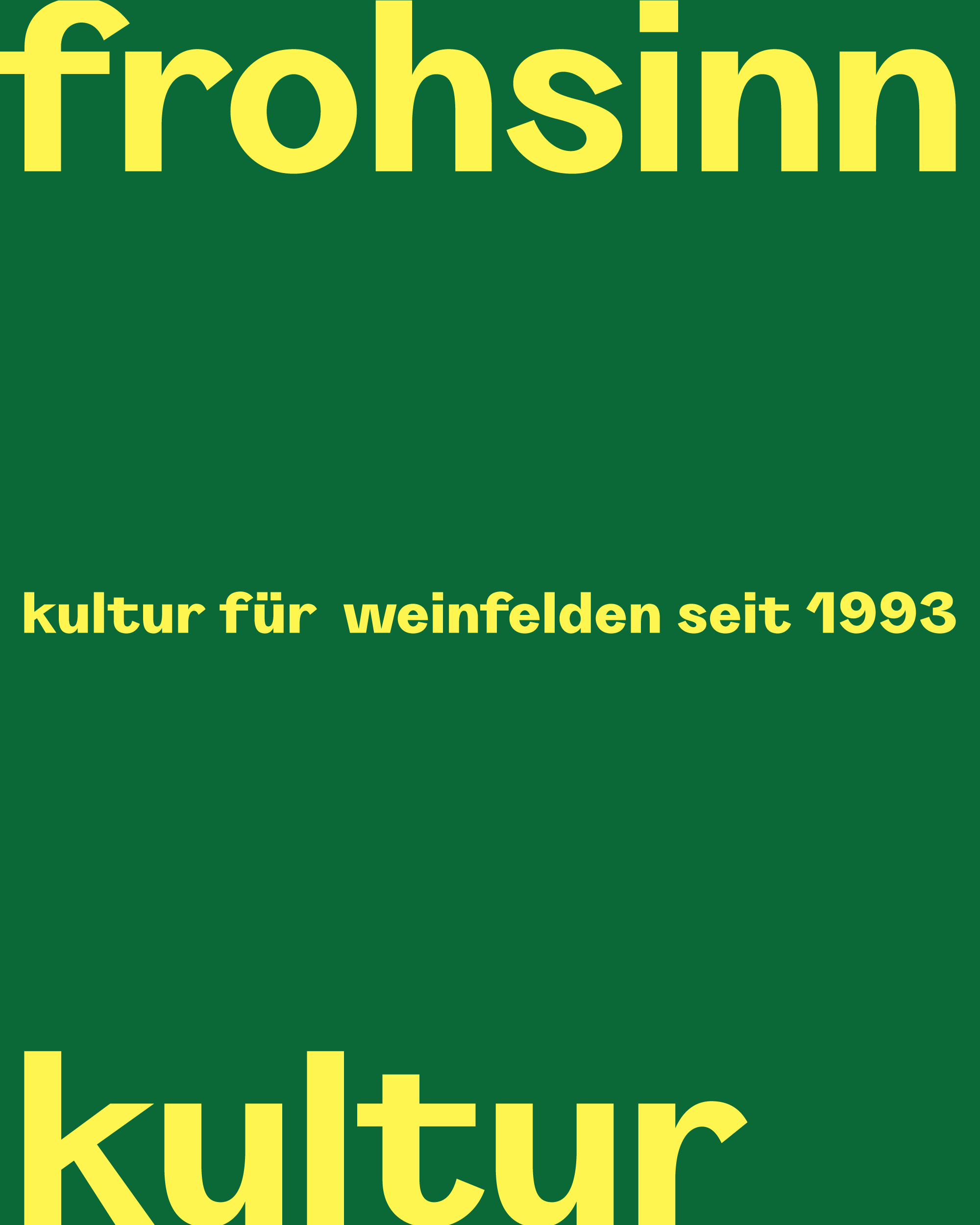 Corporate Redesign Concept and Layouts for Frohsinn Kultur Weinfelden by Manuela Kind