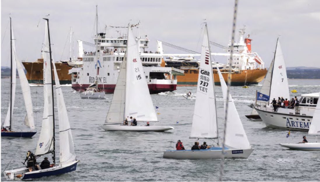 Sailing in Cowes Week - 03 - Day 1