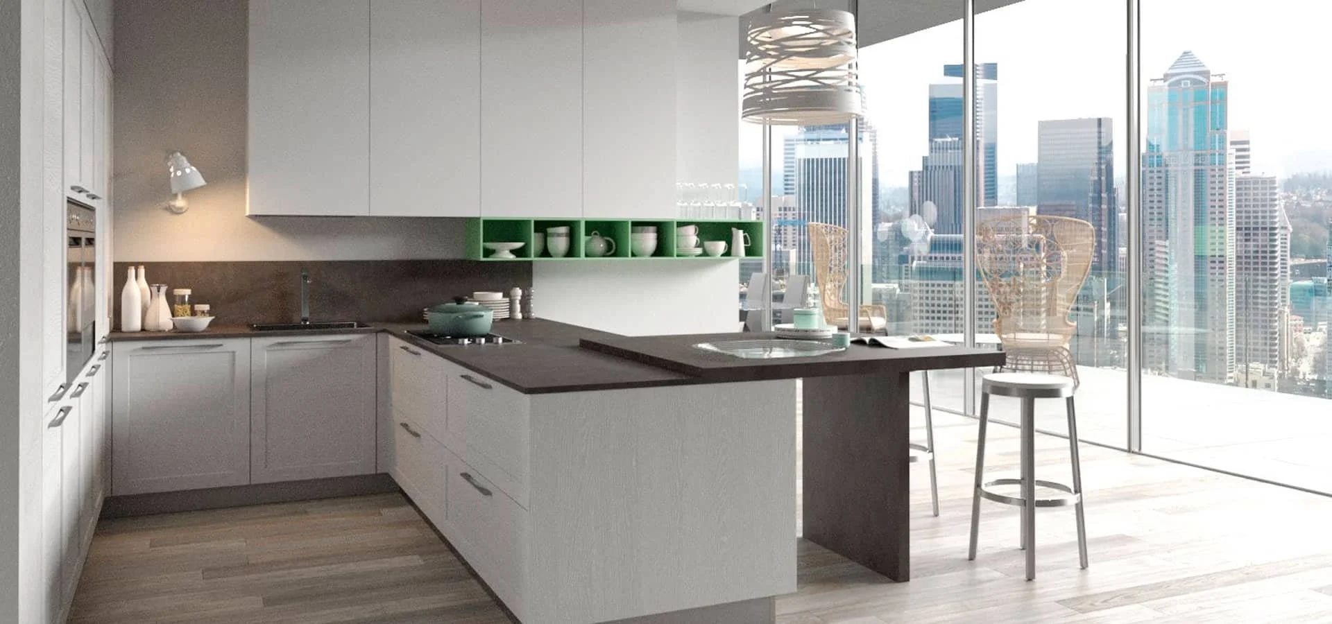 Big windows kitchen ideas