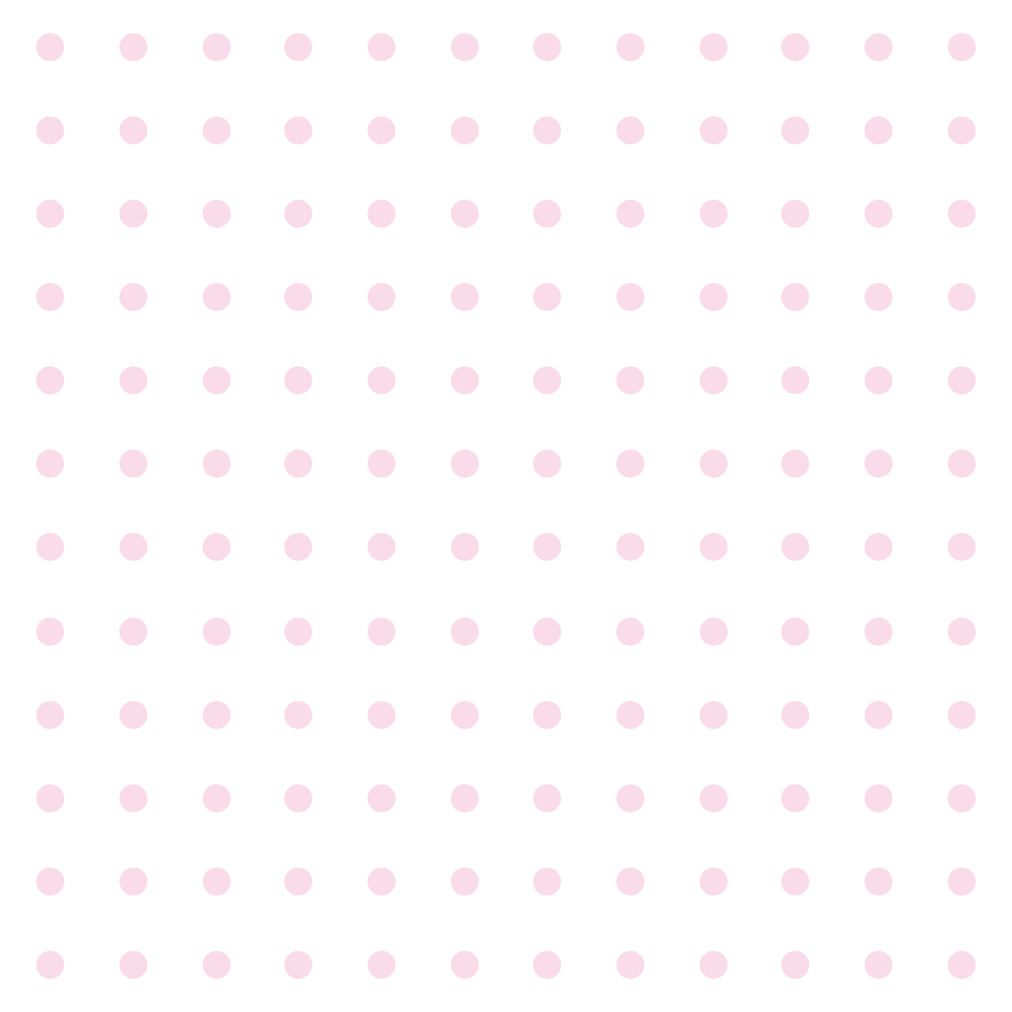 A grid of pink dots arranged on a black background.