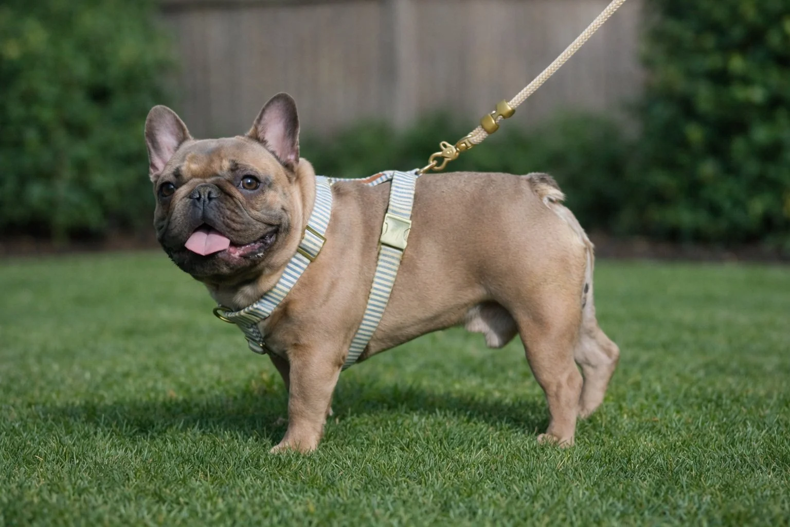 Blue fawn French Bulldog stud dog with compact structure – premium AKC French Bulldog stud service nationwide
