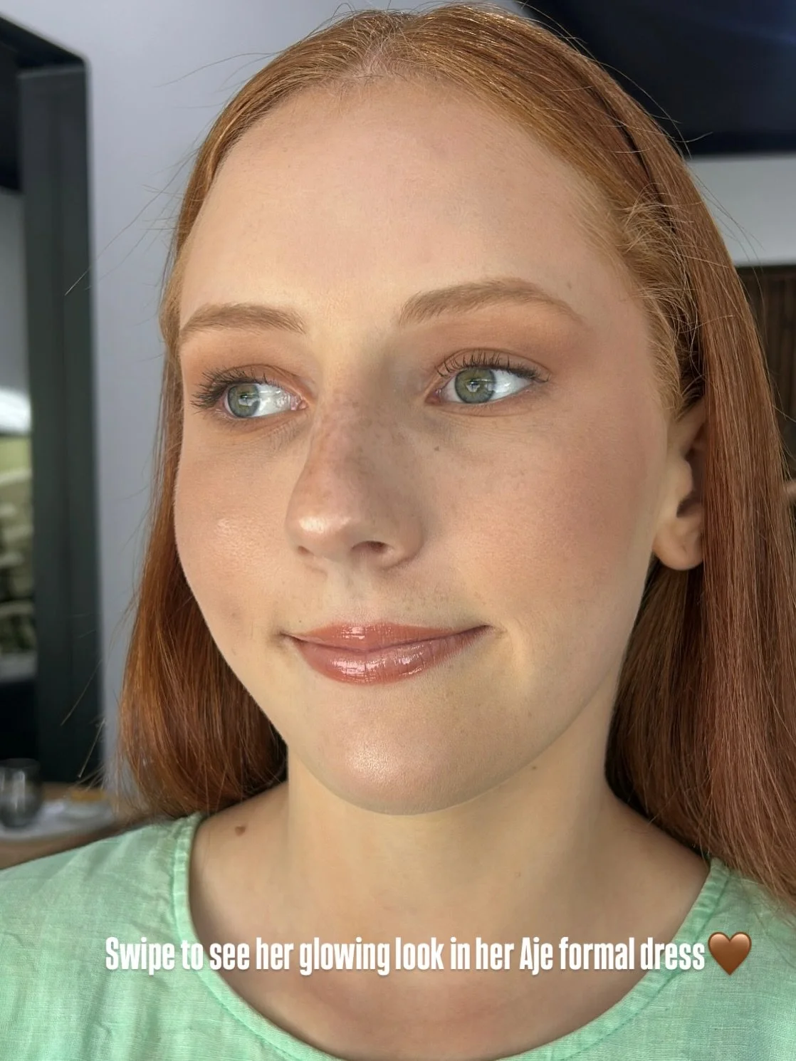 Formal glam for Poppy ✨
Soft, natural, confident &mdash; exactly how teen makeup should feel. 

Poppy came in knowing what she loved, embracing her freckles and features, and trusting the process. From the moment she arrived with her mum by her side,