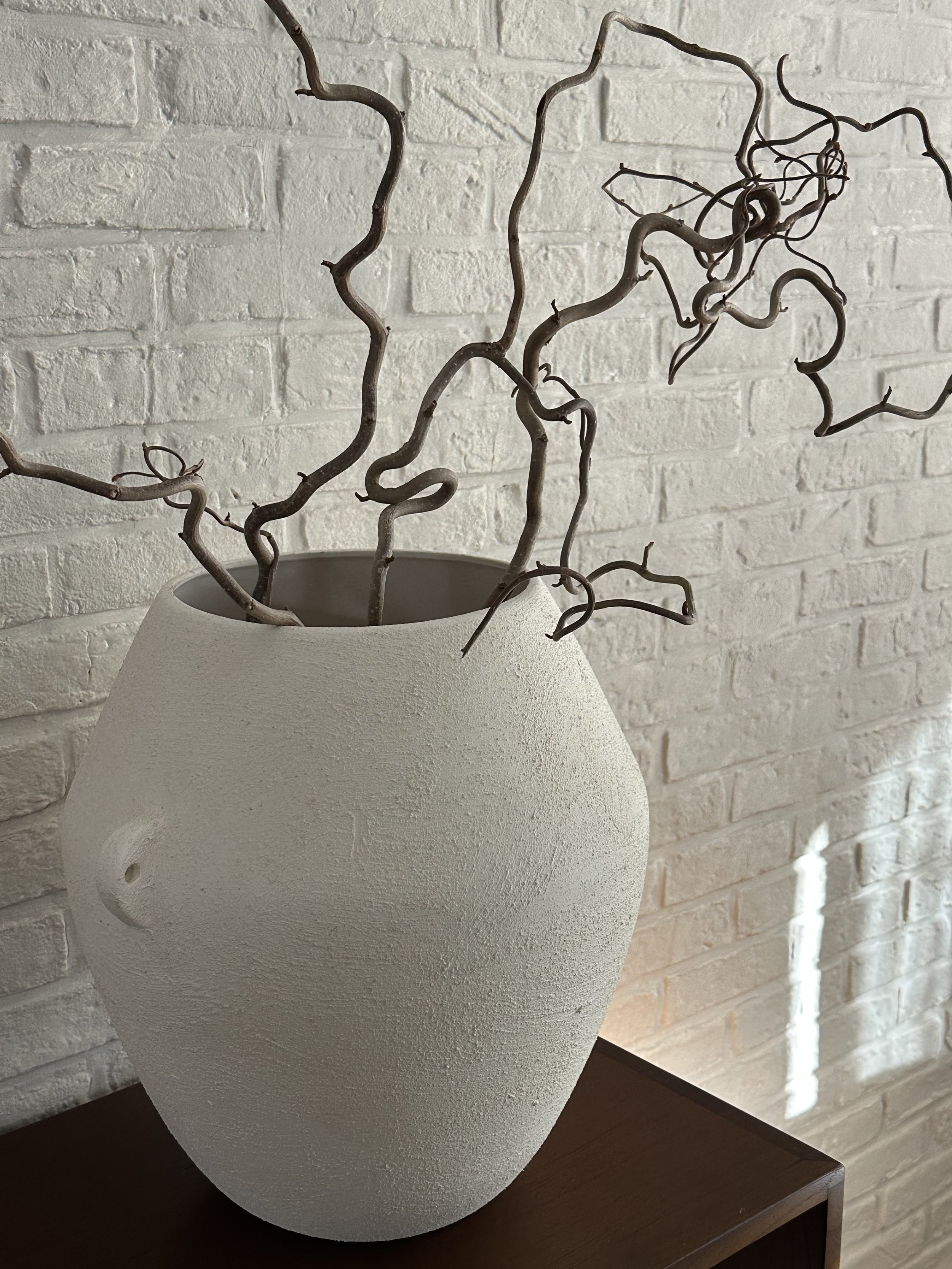 Sava Vase - Textured White