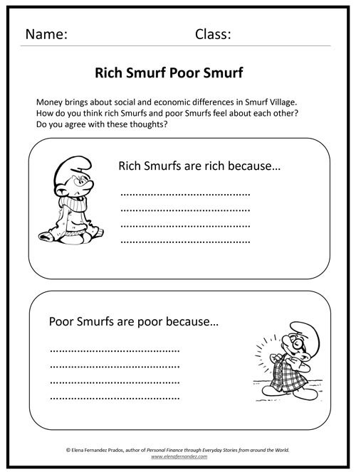 Rich Smurf Poor Smurf