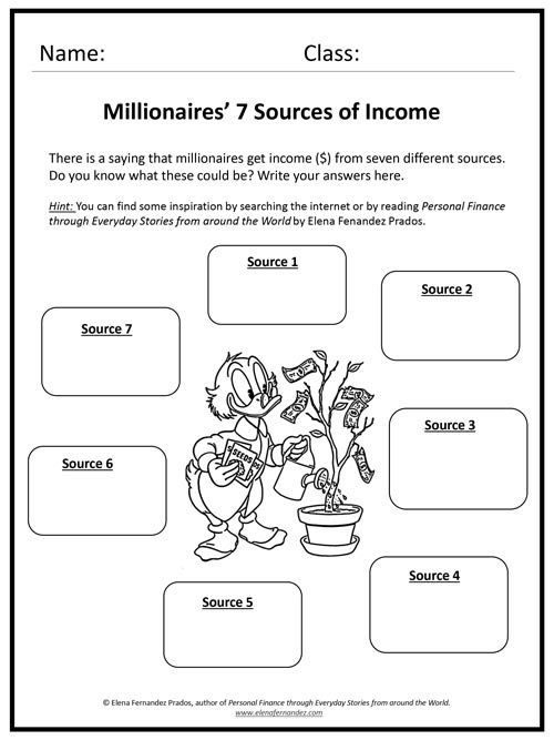Millionaires’ 7 Sources of Income
