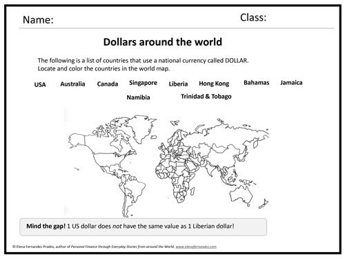 Dollars around the world