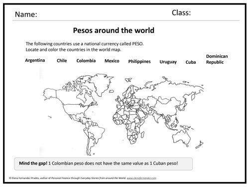 Pesos around the world