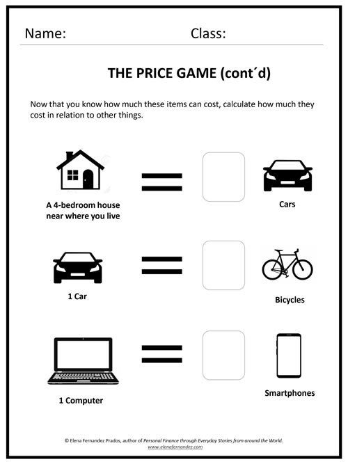 The Price Game (cont´d)