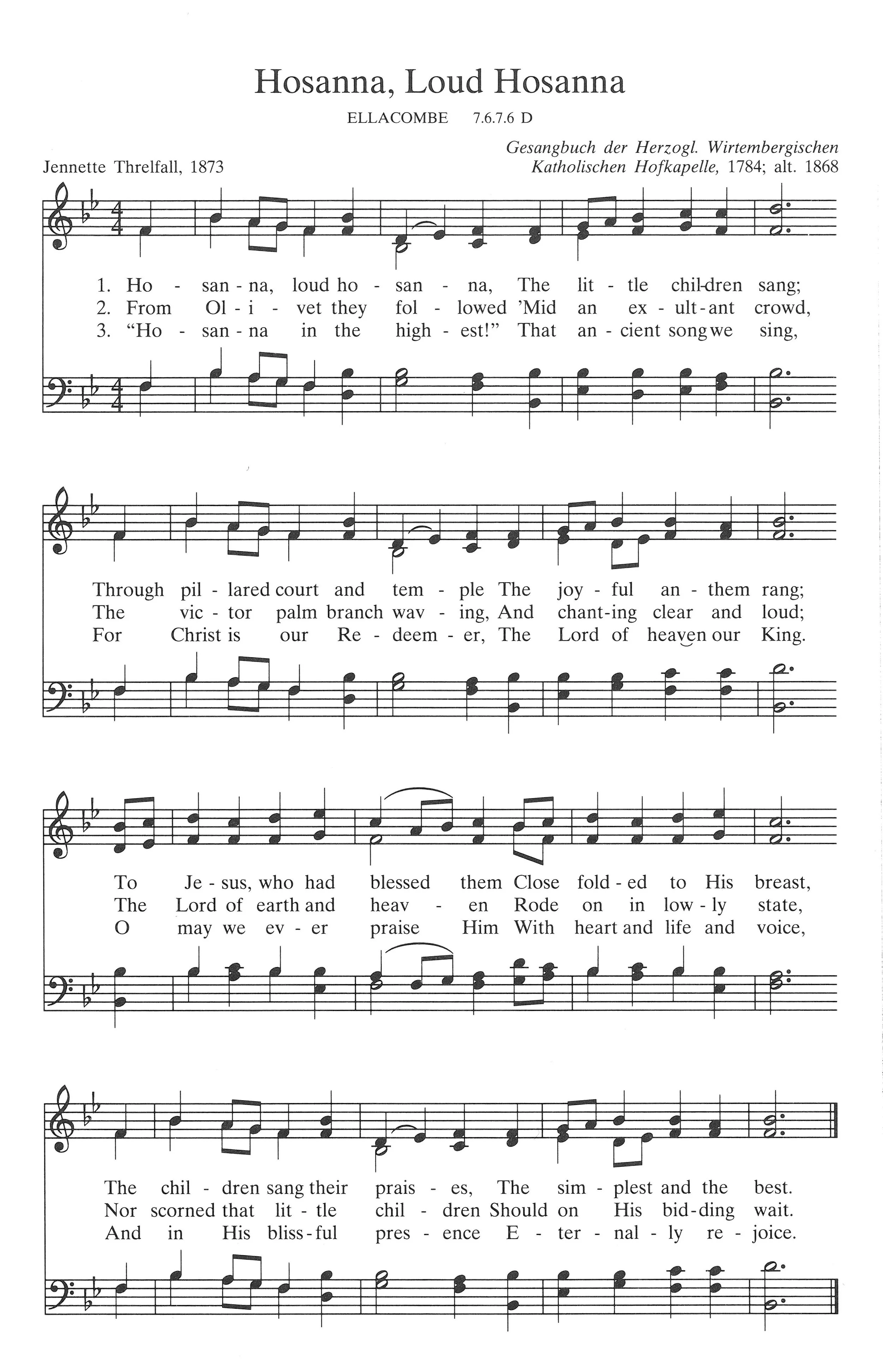 Hosanna Loud Hosanna.jpg