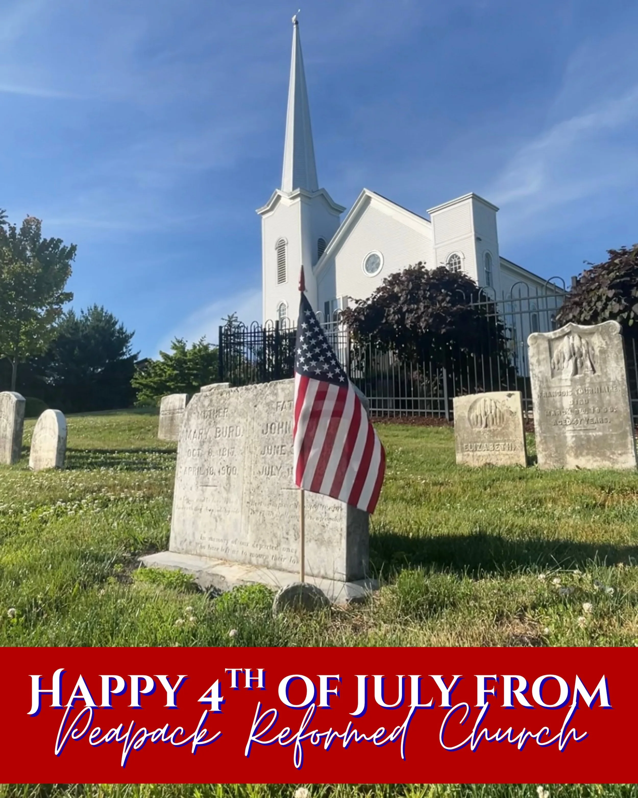 &ldquo;Blessed is the nation whose God is the Lord.&rdquo; -Psalm 33:12

As we celebrate Independence Day, we thank God for the blessings of freedom, community, and the opportunity to serve one another in love.

May we use our freedom with gratitude,