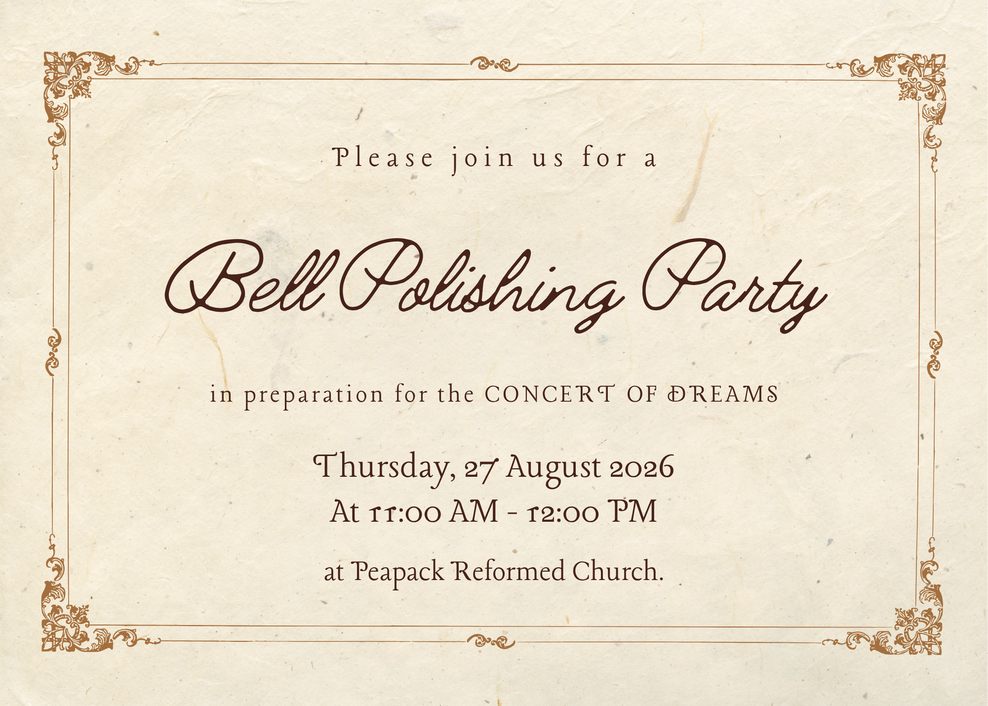 Handbell Polishing Party