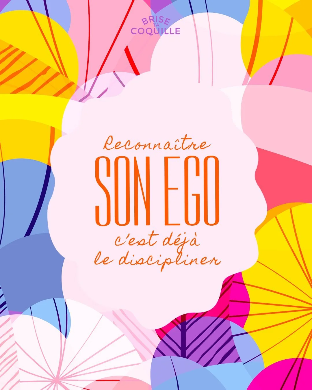 En fait, vois l'ego comme une valise🧳que tu trimballes avec toi : tu n'as pas envie qu'elle d&eacute;passe les valeurs autoris&eacute;es ⚖️, pas envie qu'elle soit surdimensionn&eacute;e (sinon la gal&egrave;re pour la faire rouler 🥵) et tu as envi