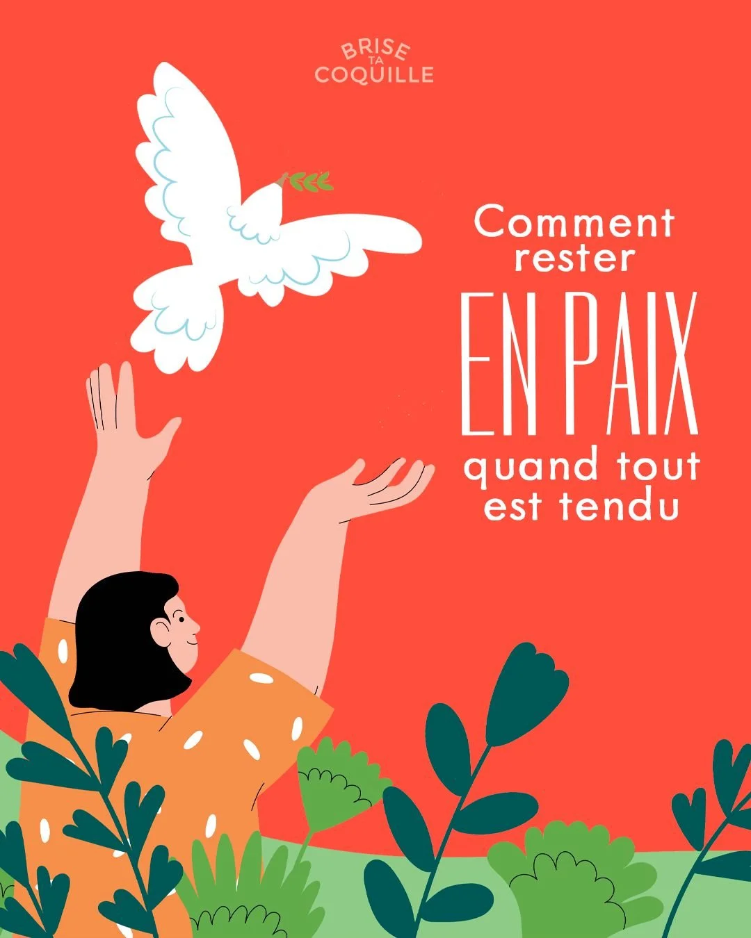 Allez, respire😮&zwj;💨, tout va bien se passer - oui m&ecirc;me si les enfants crient depuis deux heures, m&ecirc;me si ton coll&egrave;gue relou t'as fait une &eacute;ni&egrave;me remarque, oui, m&ecirc;me si ta m&egrave;re ou ta belle-m&egrave;re 