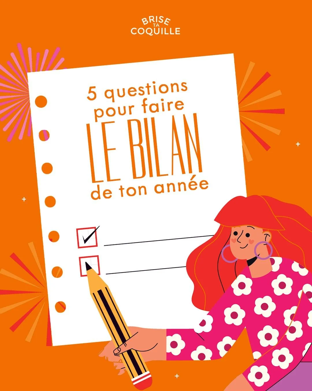 Des d&eacute;fis que tu as relev&eacute; 💪, des moments inoubliables que tu veux garder 🤩 ou au contraire des choses pourries que tu veux laisser en 2025 🗑️: l'heure du ✨ BILAN ✨de cette ann&eacute;e a sonn&eacute;. 

Tu peux sortir ton plus beau 