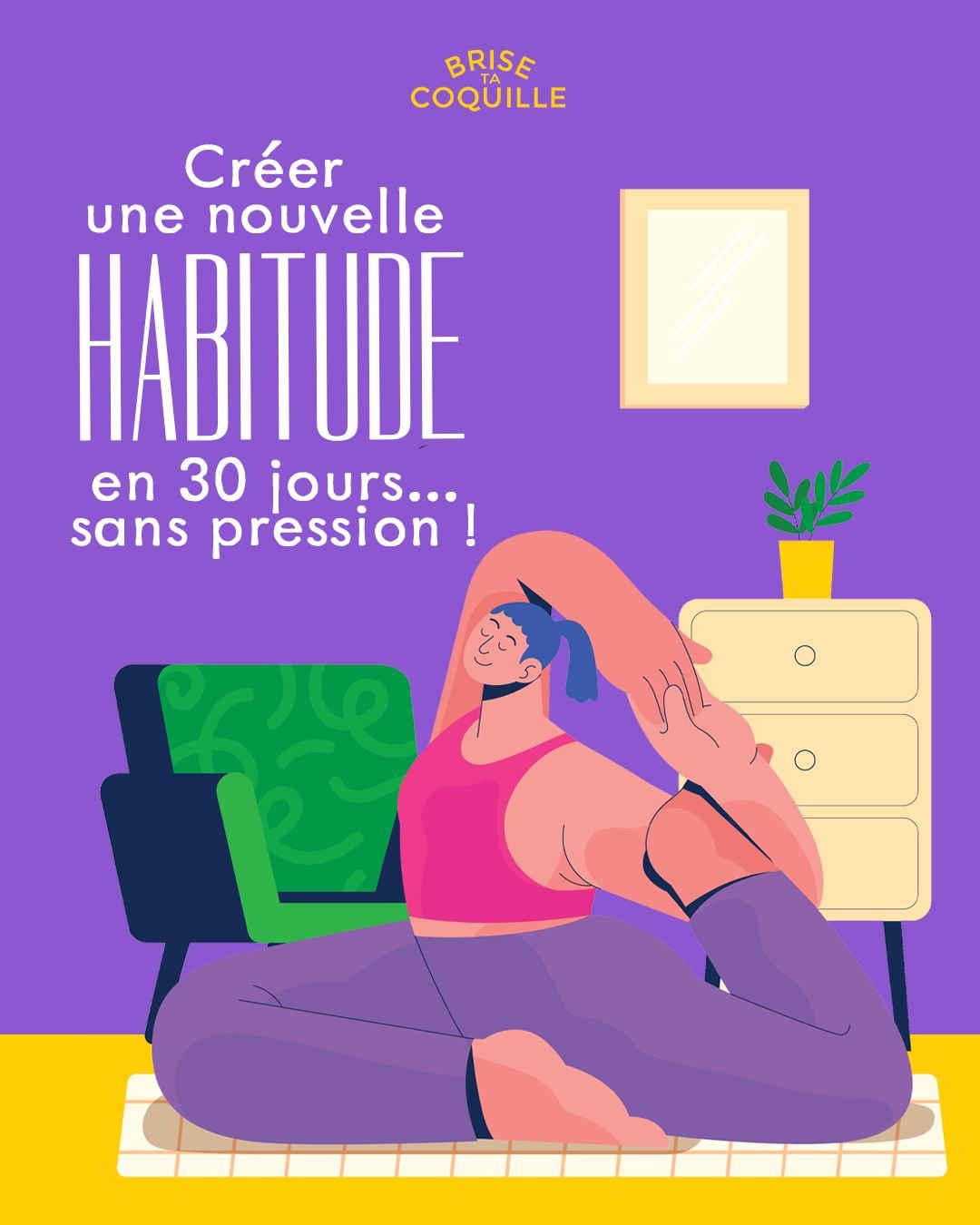 Ah, si c'&eacute;tait aussi simple... de te mettre au sport pour de bon 🏋️&zwj;♀️, de te coucher t&ocirc;t🛌, de stopper la cigarette ou tes 10 caf&eacute;s dans la journ&eacute;e pour tenir le coup☕, d'arr&ecirc;ter de scroller des heures sur Insta