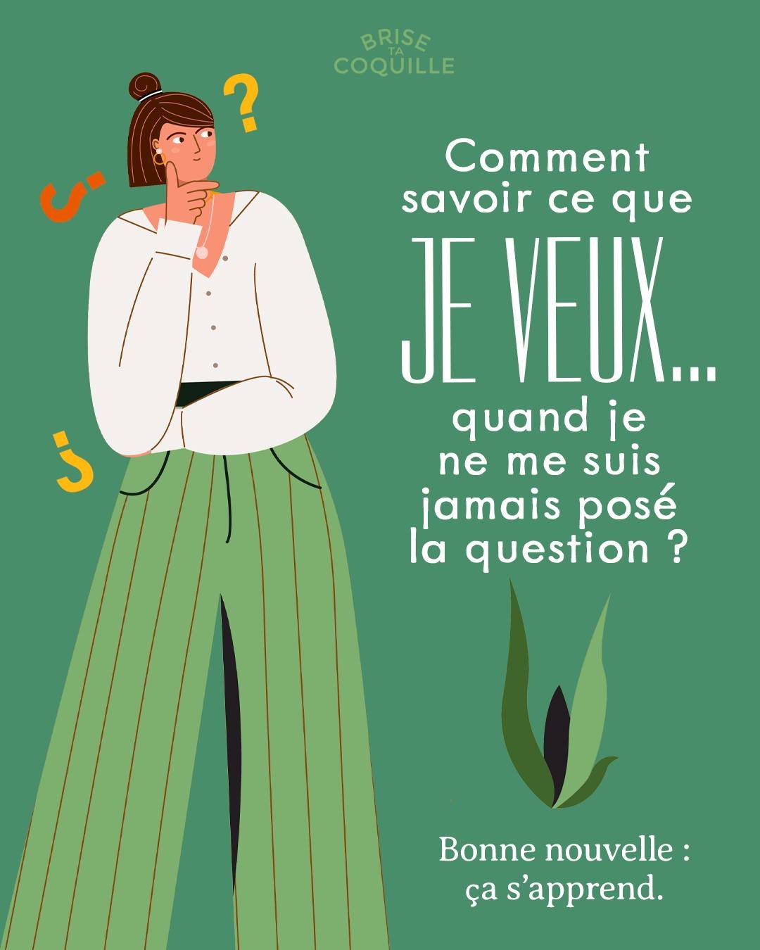 Peut-&ecirc;tre que la plupart des d&eacute;cisions que tu as prises dans ta vie ont &eacute;t&eacute; guid&eacute;e par&hellip; quelqu'un d'autre, par une autre voix 🗣️: tu t'es dit, oui, allez pourquoi pas, sans savoir si &ccedil;a te rendrait heu