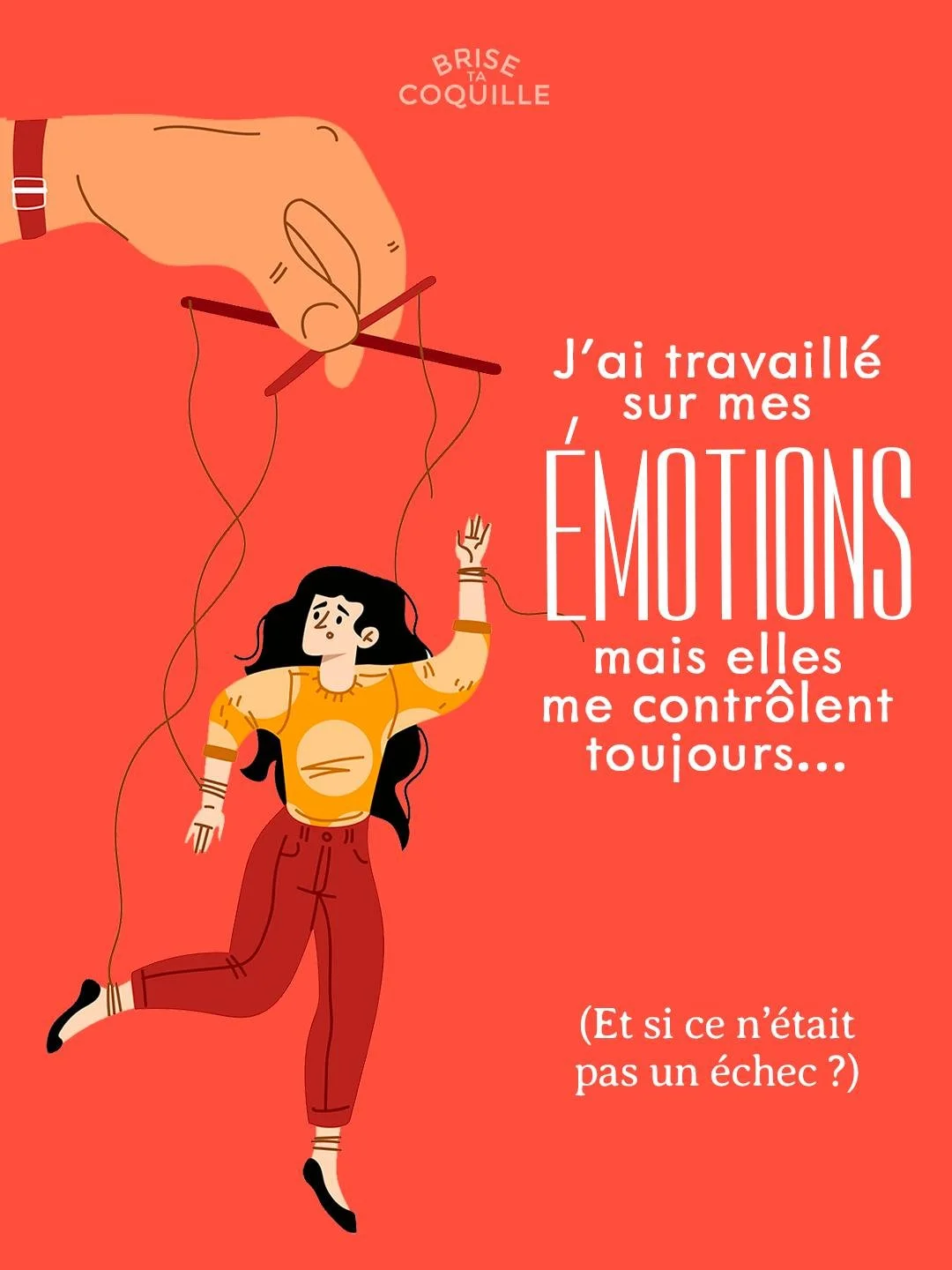 Cette semaine, on parle des &eacute;motions qui te contr&ocirc;lent&hellip;
👉 comme cette frustration que tu &eacute;prouves quand tu ne r&eacute;ussis pas quelque chose 😑
👉 cette col&egrave;re que tu ressens parfois 😡
👉 cette tristesse qui te g