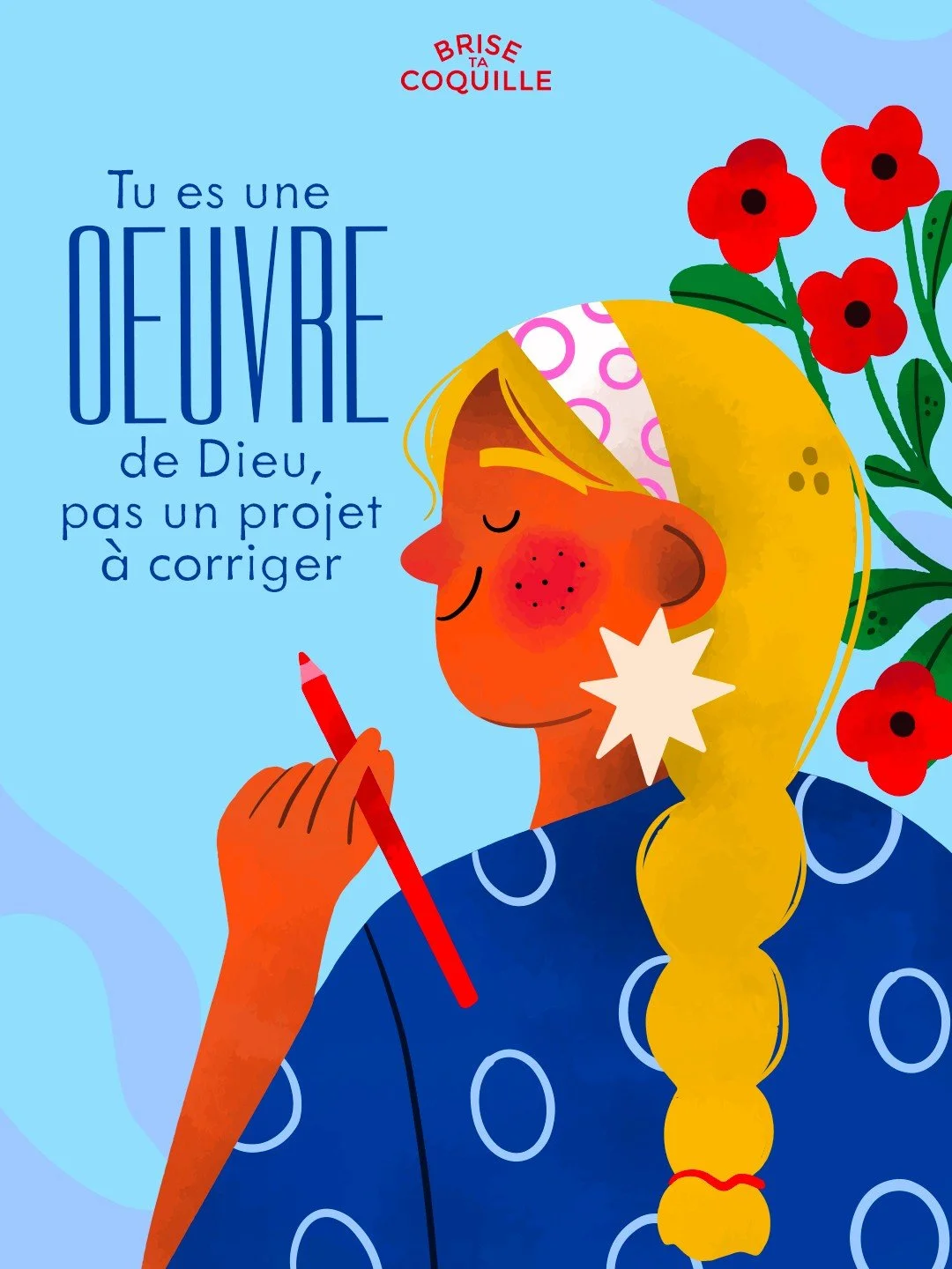 Un artiste ne jette pas son &oelig;uvre parce qu&rsquo;elle est encore en train d&rsquo;&ecirc;tre fa&ccedil;onn&eacute;e 😉 Chaque d&eacute;tail, chaque nuance, chaque imperfection fait partie de la beaut&eacute; du tableau 🌷
Tu n&rsquo;as pas beso