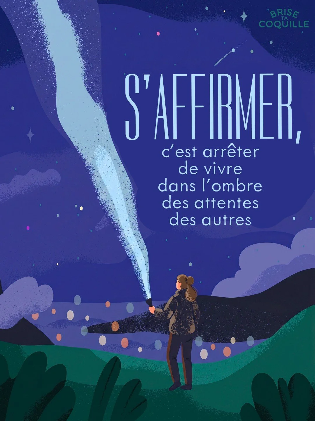 Pendant des ann&eacute;es, tu as voulu &ecirc;tre quelqu'un :
✔️ De sage 
✔️ De discr&egrave;te 
✔️ Qui ne dit pas non
✔️ Qui ne prends pas trop de place
✔️ Qui dit "comme tu veux" &agrave; tout le monde

Et si maintenant :
✅ Tu disais &quo