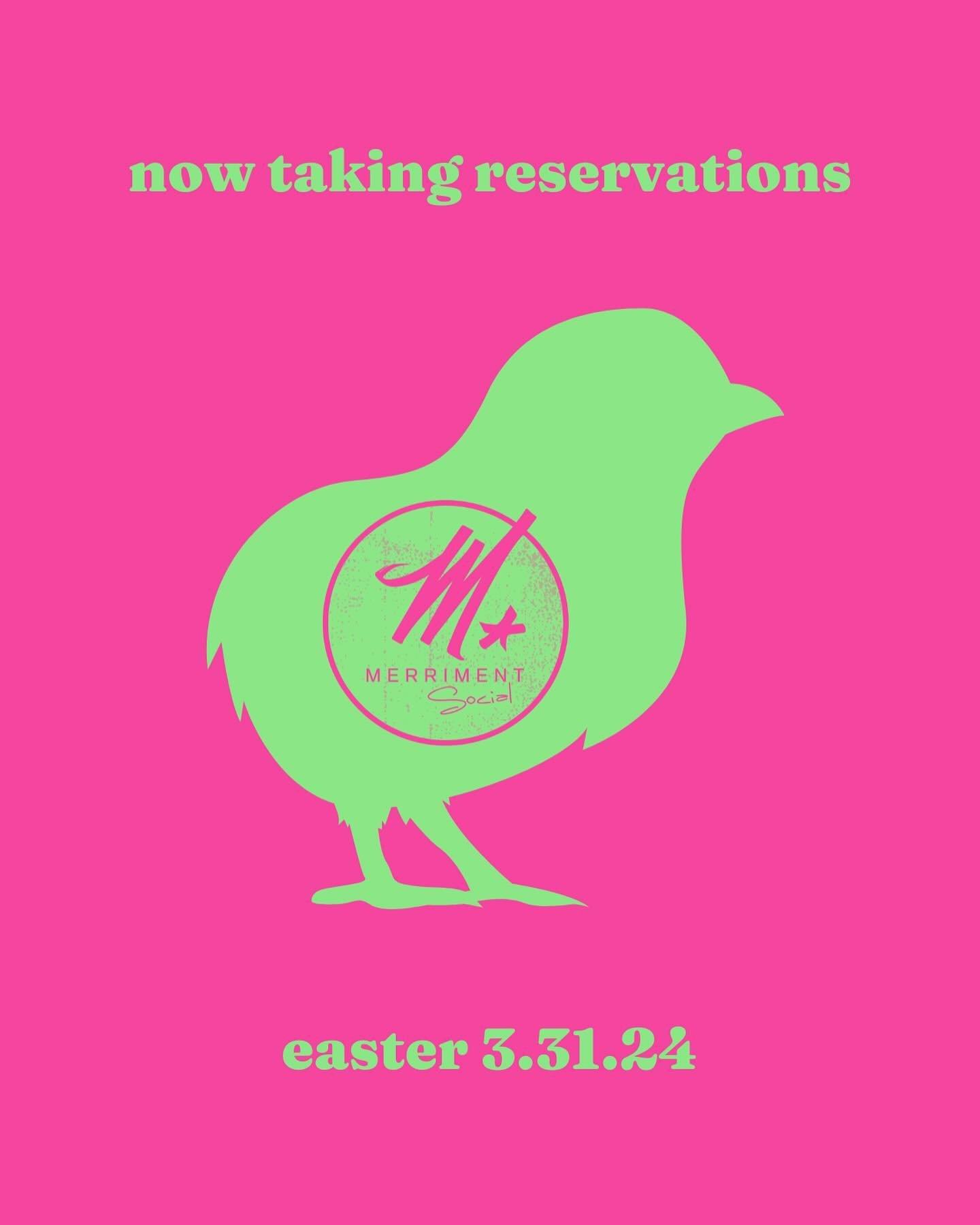 Check out the menu for this year&rsquo;s Easter Brunch! This always sells out, so snag your spot now - reservations available at the link in our bio!